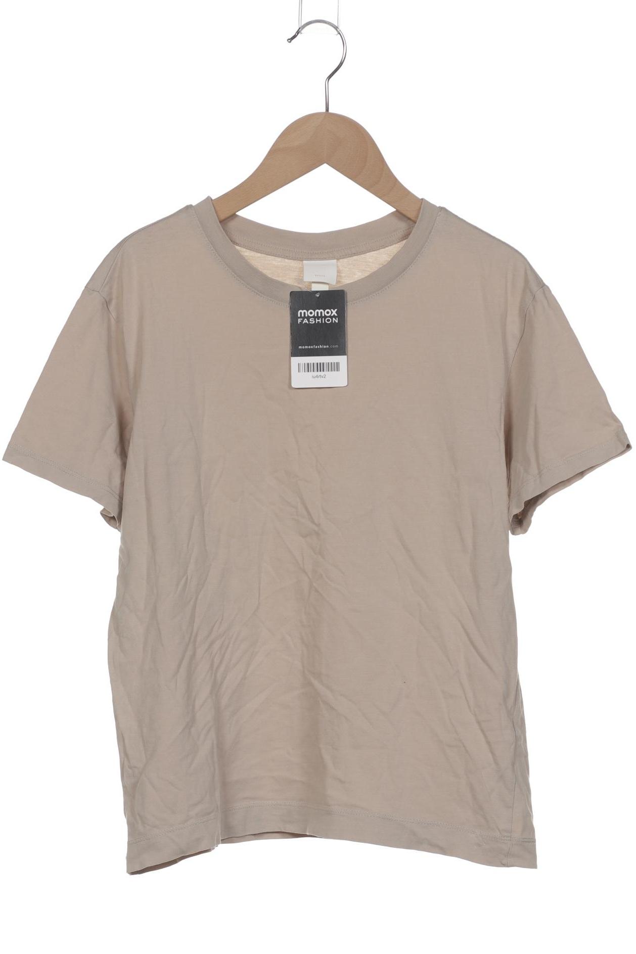 

H&M Damen T-Shirt, beige, Gr. 36