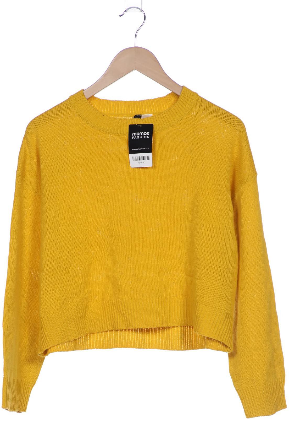 

H&M Damen Pullover, gelb, Gr. 38