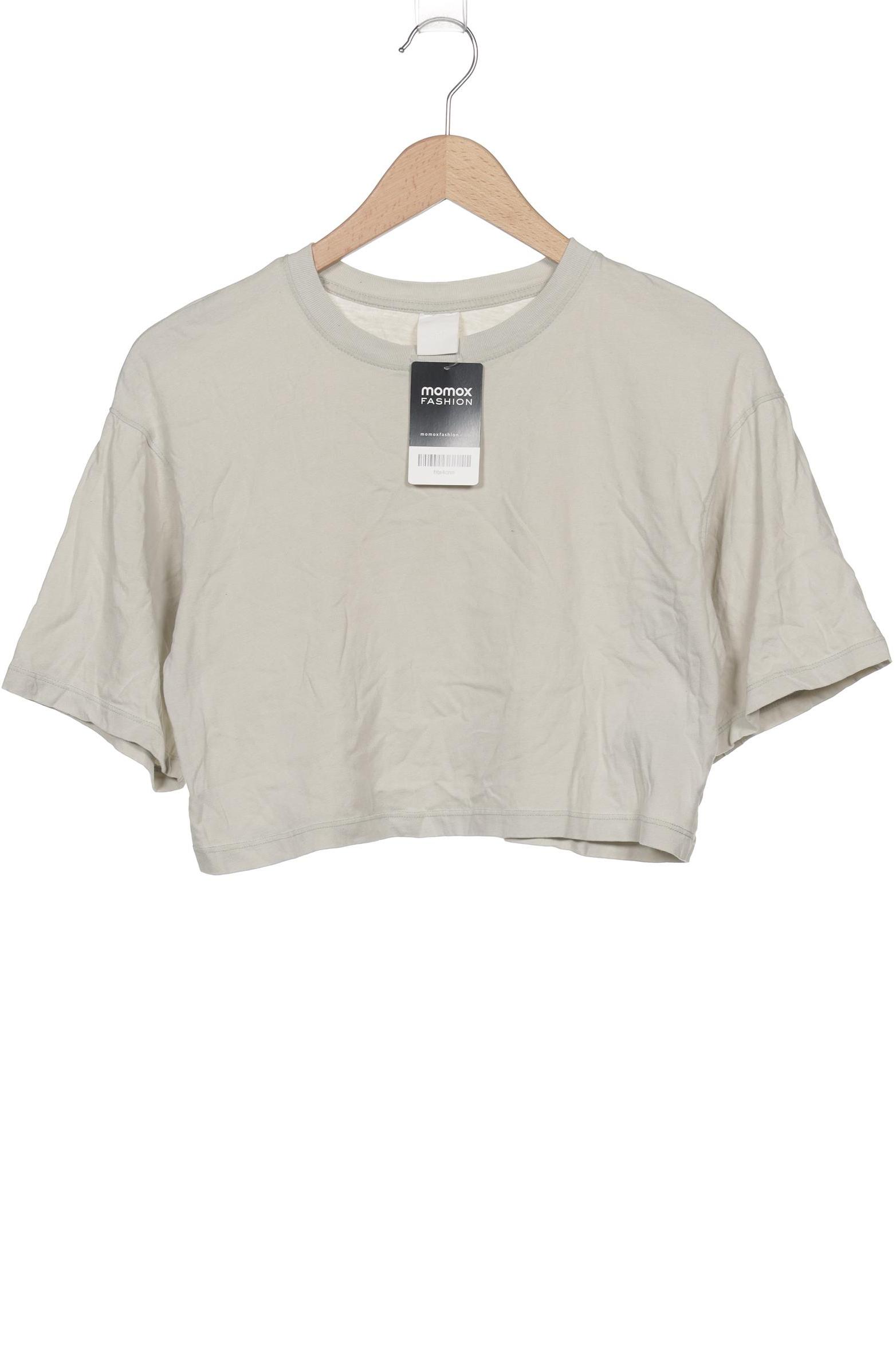 

H&M Damen T-Shirt, cremeweiß, Gr. 34