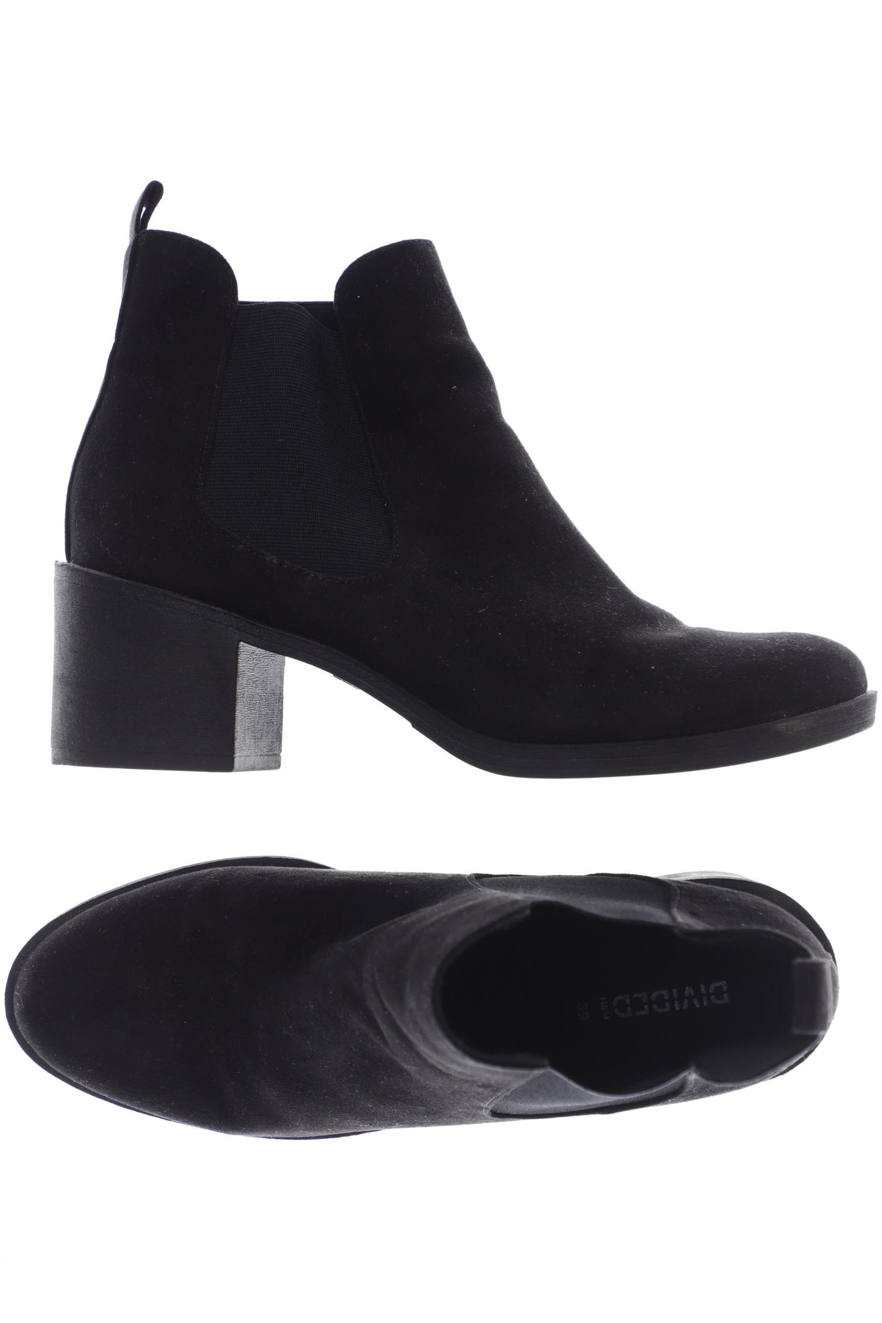 

H&M Damen Stiefelette, schwarz, Gr. 39