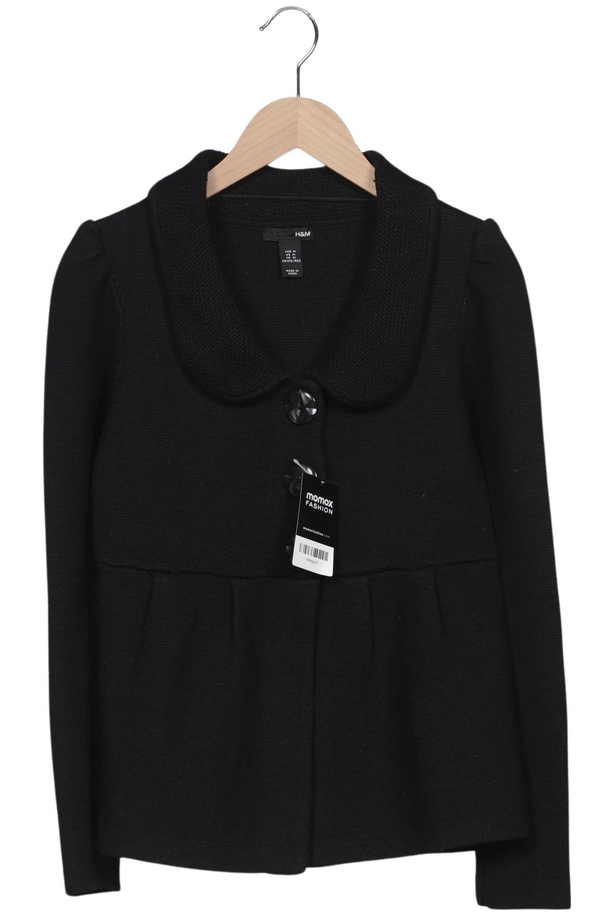 

H&M Damen Strickjacke, schwarz, Gr. 38