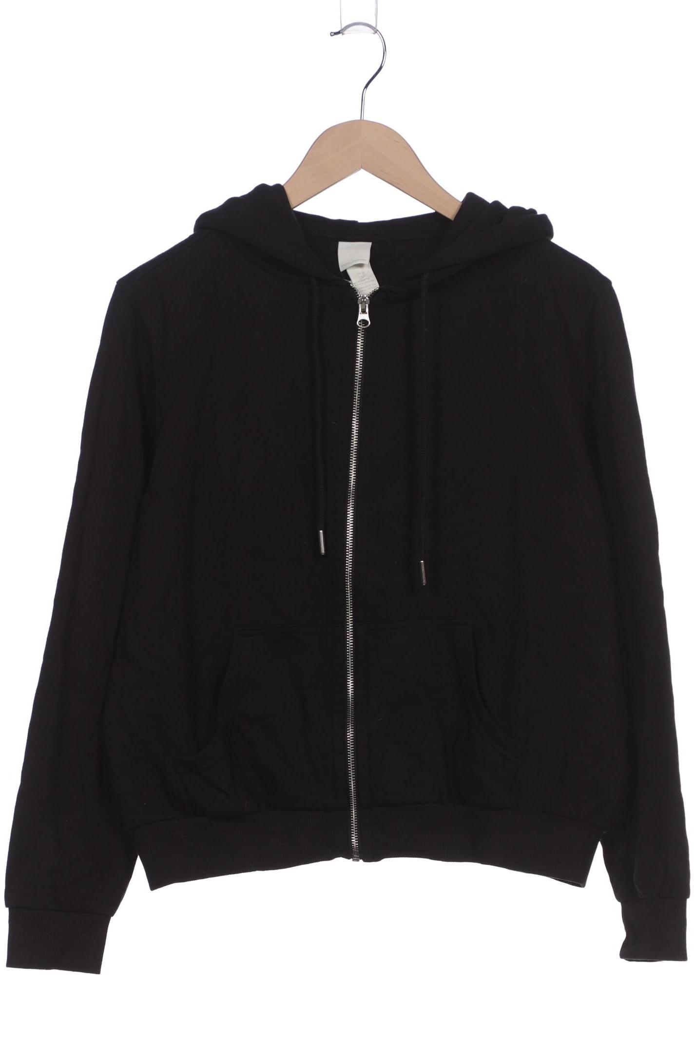 

H&M Damen Kapuzenpullover, schwarz, Gr. 38