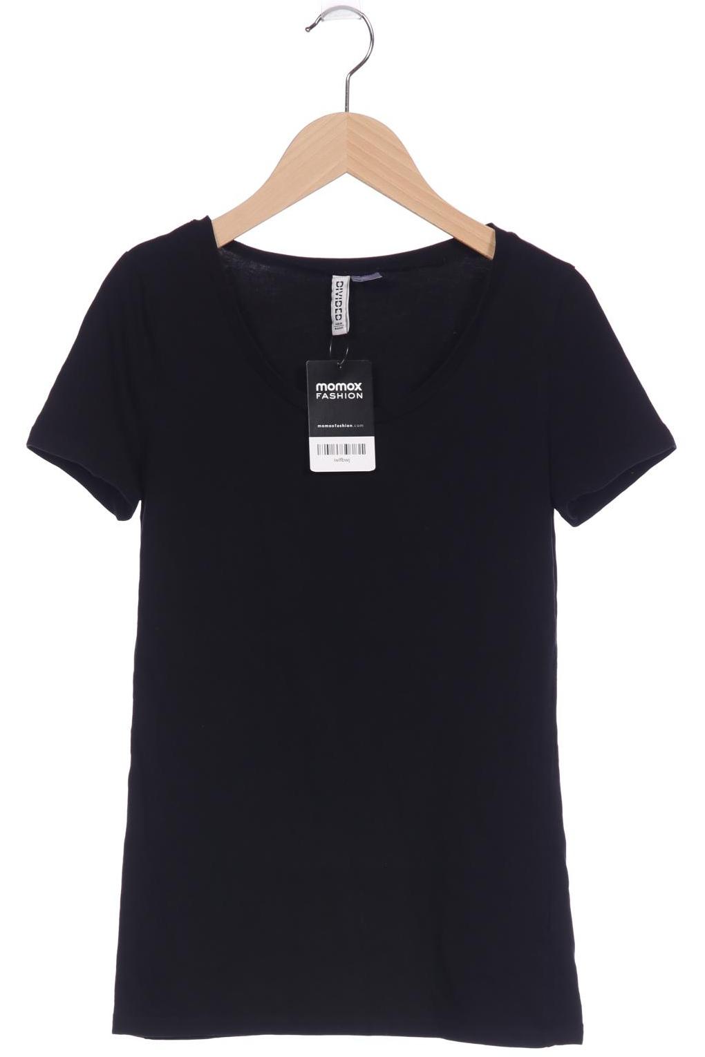 

H&M Damen T-Shirt, schwarz, Gr. 36