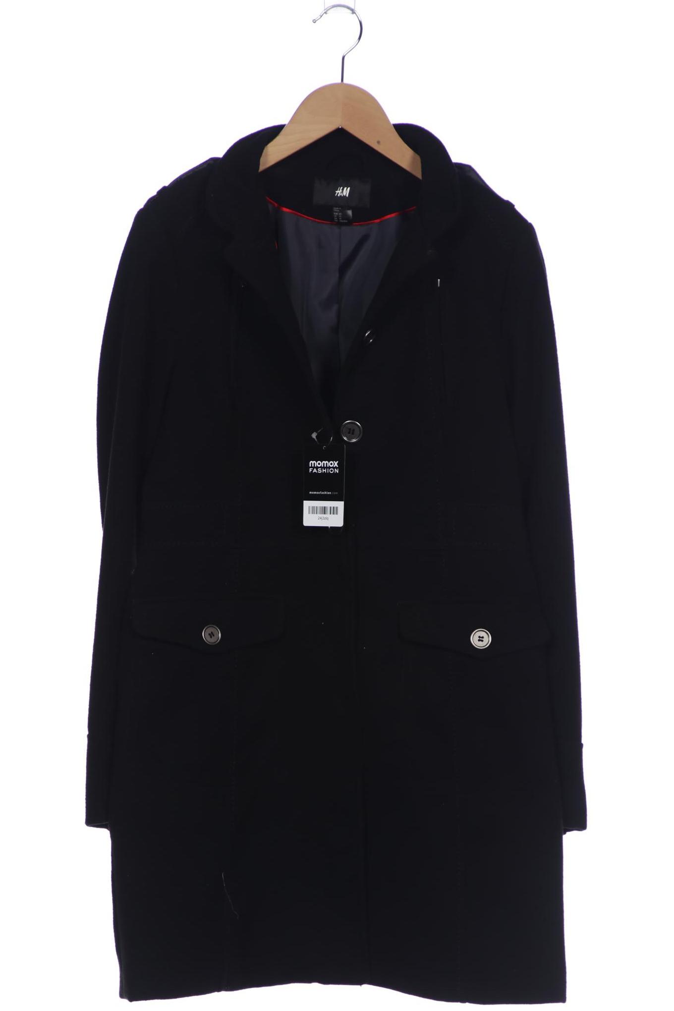 

H&M Damen Mantel, schwarz, Gr. 40