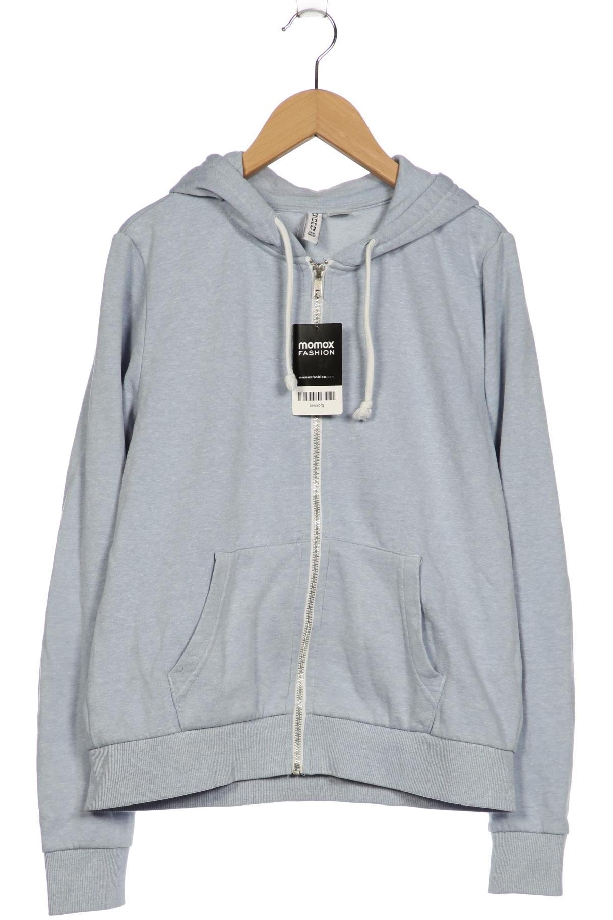 

H&M Damen Kapuzenpullover, blau, Gr. 38