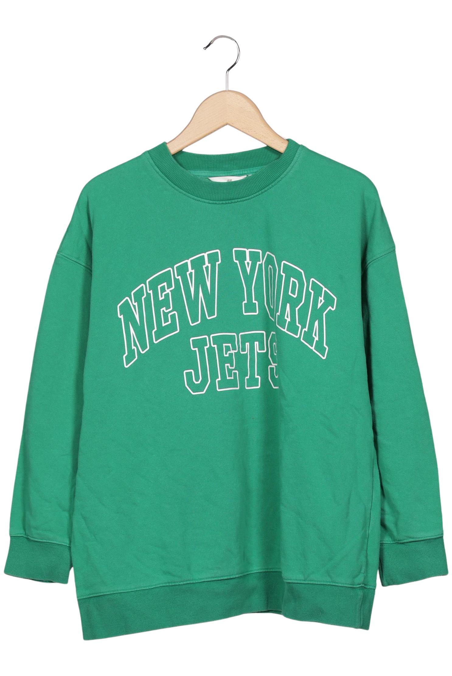 

H&M Damen Sweatshirt, grün, Gr. 36