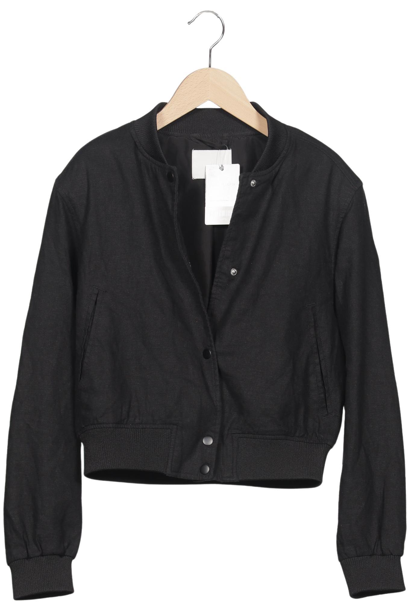 

H&M Damen Jacke, schwarz, Gr. 36