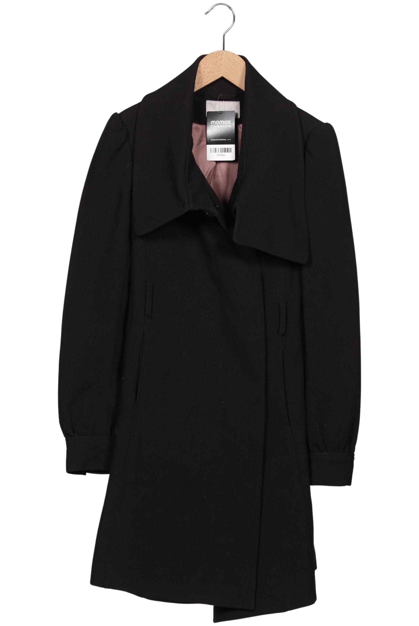

H&M Damen Mantel, schwarz, Gr. 36