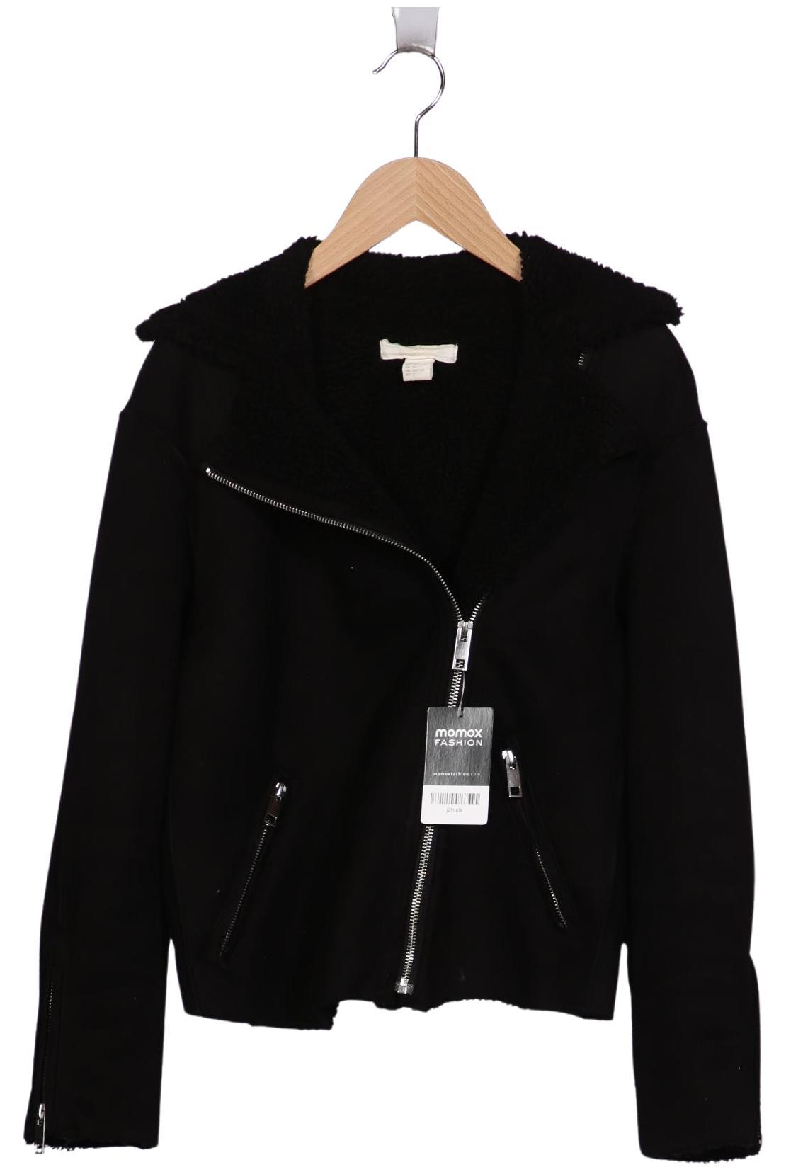 

H&M Damen Jacke, schwarz, Gr. 32