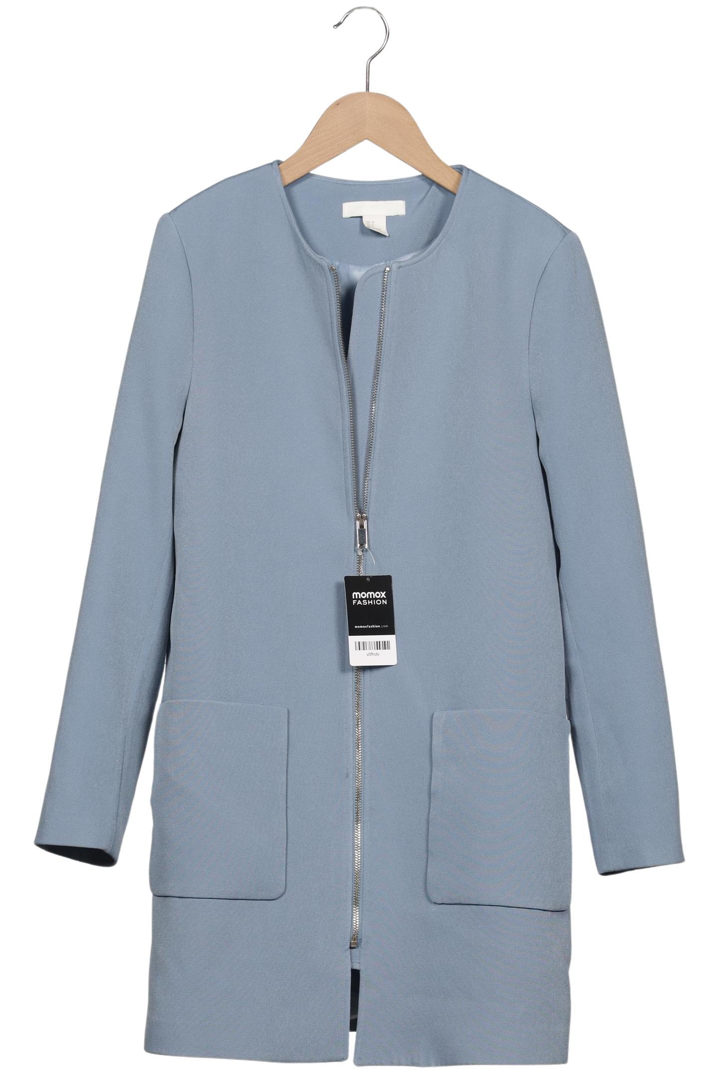 

H&M Damen Mantel, hellblau, Gr. 38