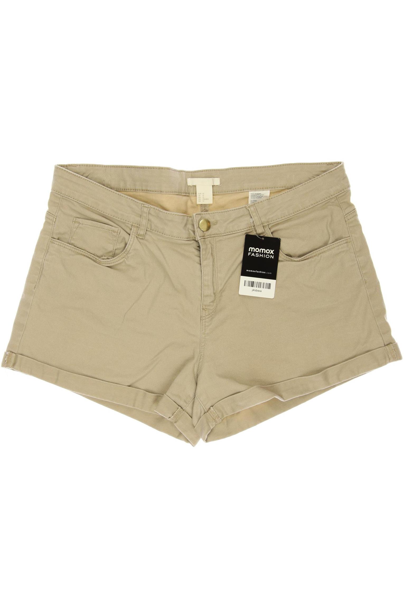 

H&M Damen Shorts, cremeweiß, Gr. 42