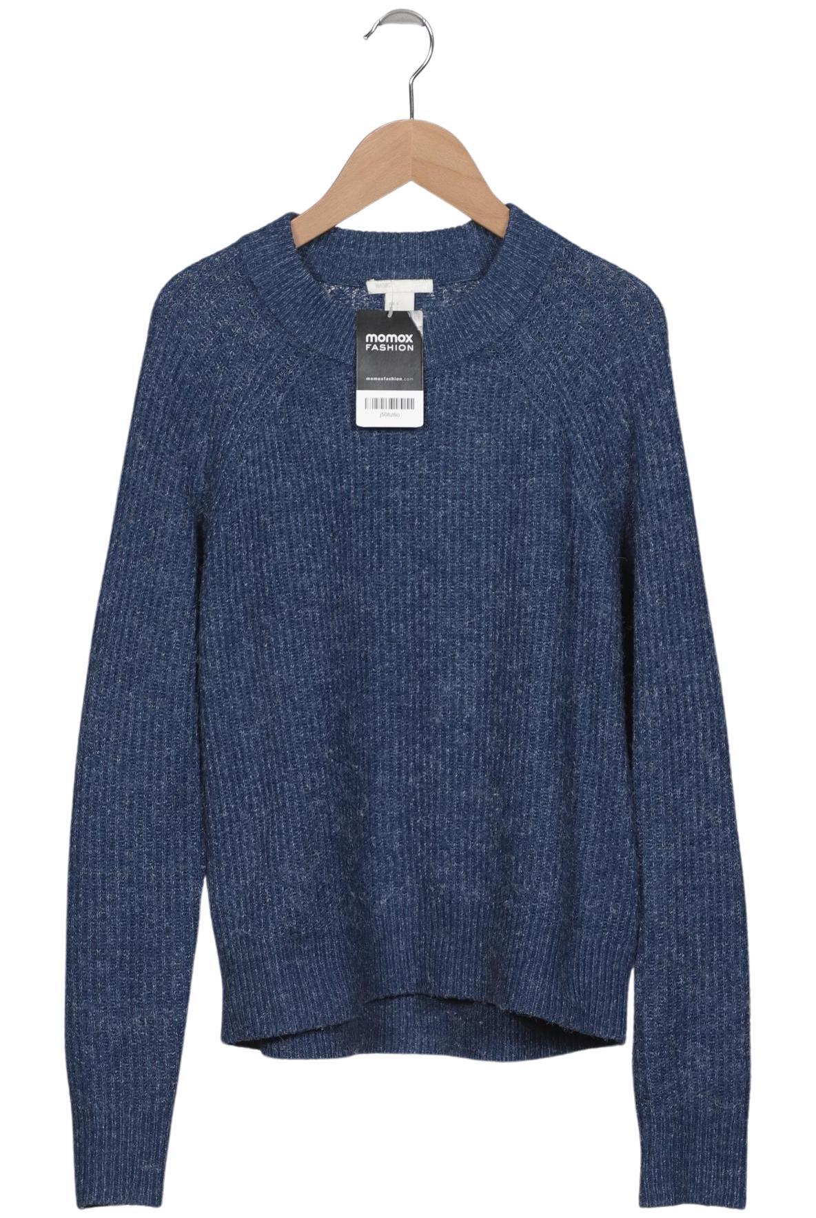 

H&M Damen Pullover, marineblau, Gr. 36