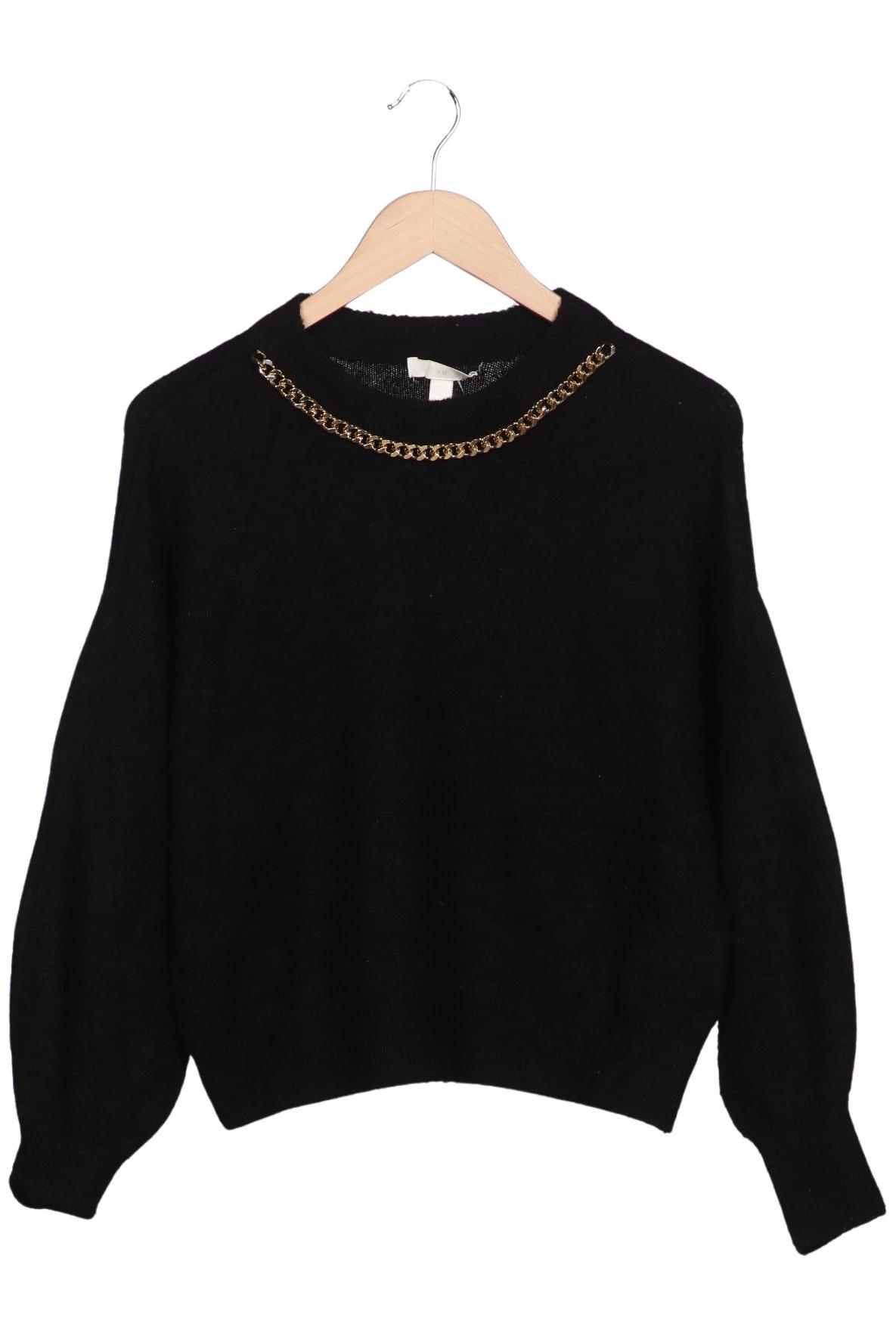 

H&M Damen Pullover, schwarz, Gr. 36