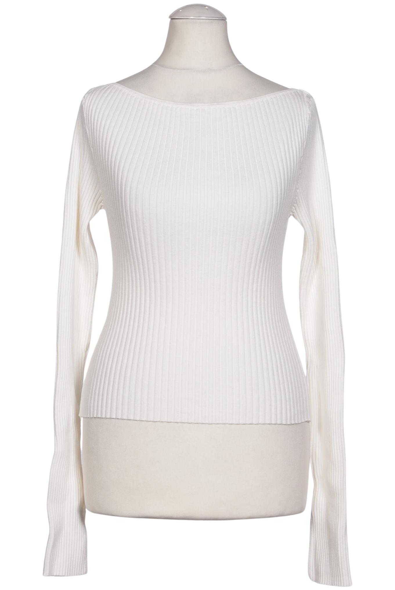 

H&M Damen Pullover, weiß, Gr. 34