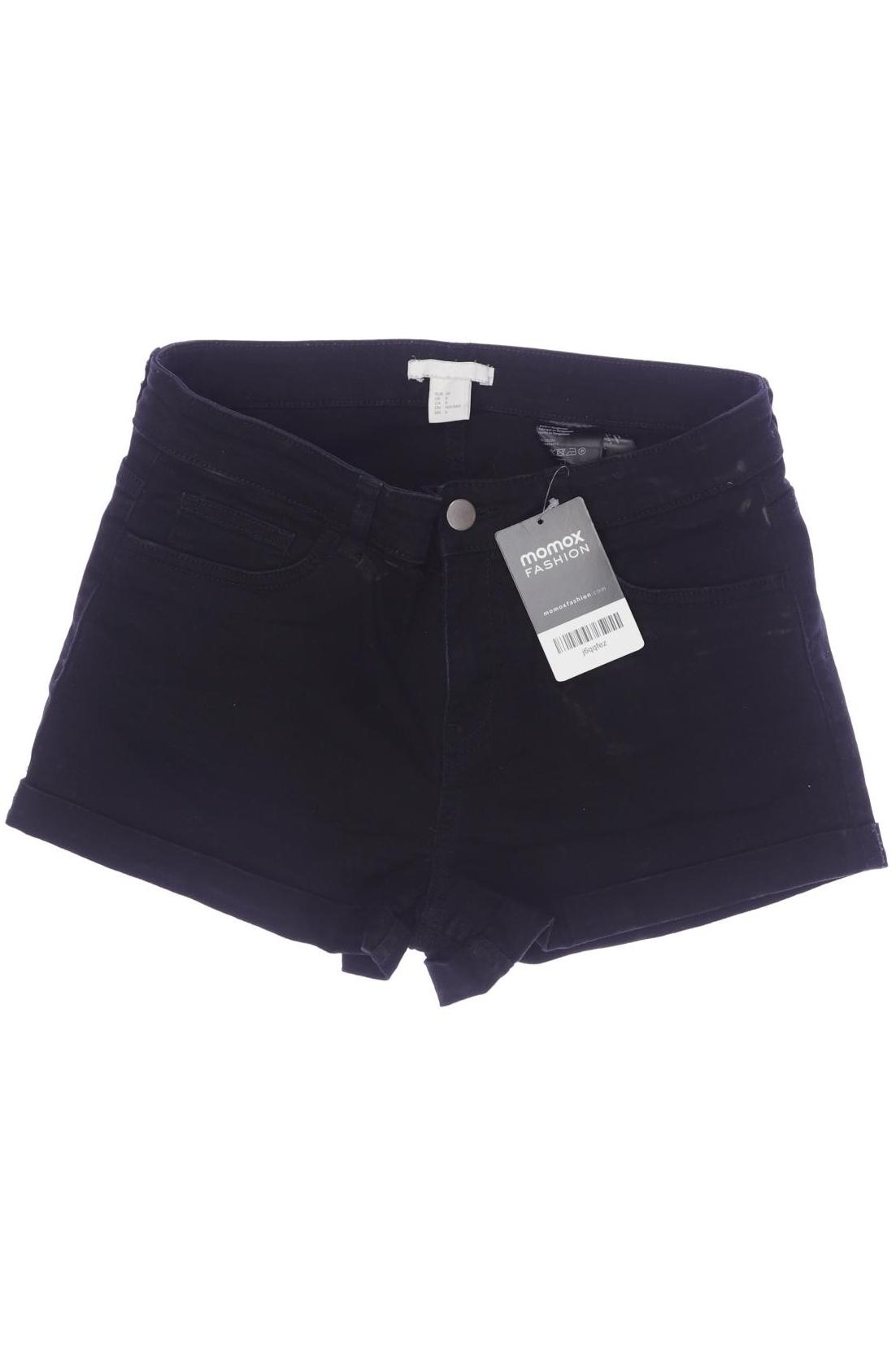 

H&M Damen Shorts, schwarz, Gr. 36