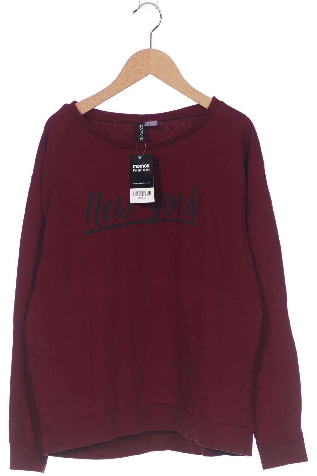 

H&M Damen Sweatshirt, bordeaux, Gr. 42