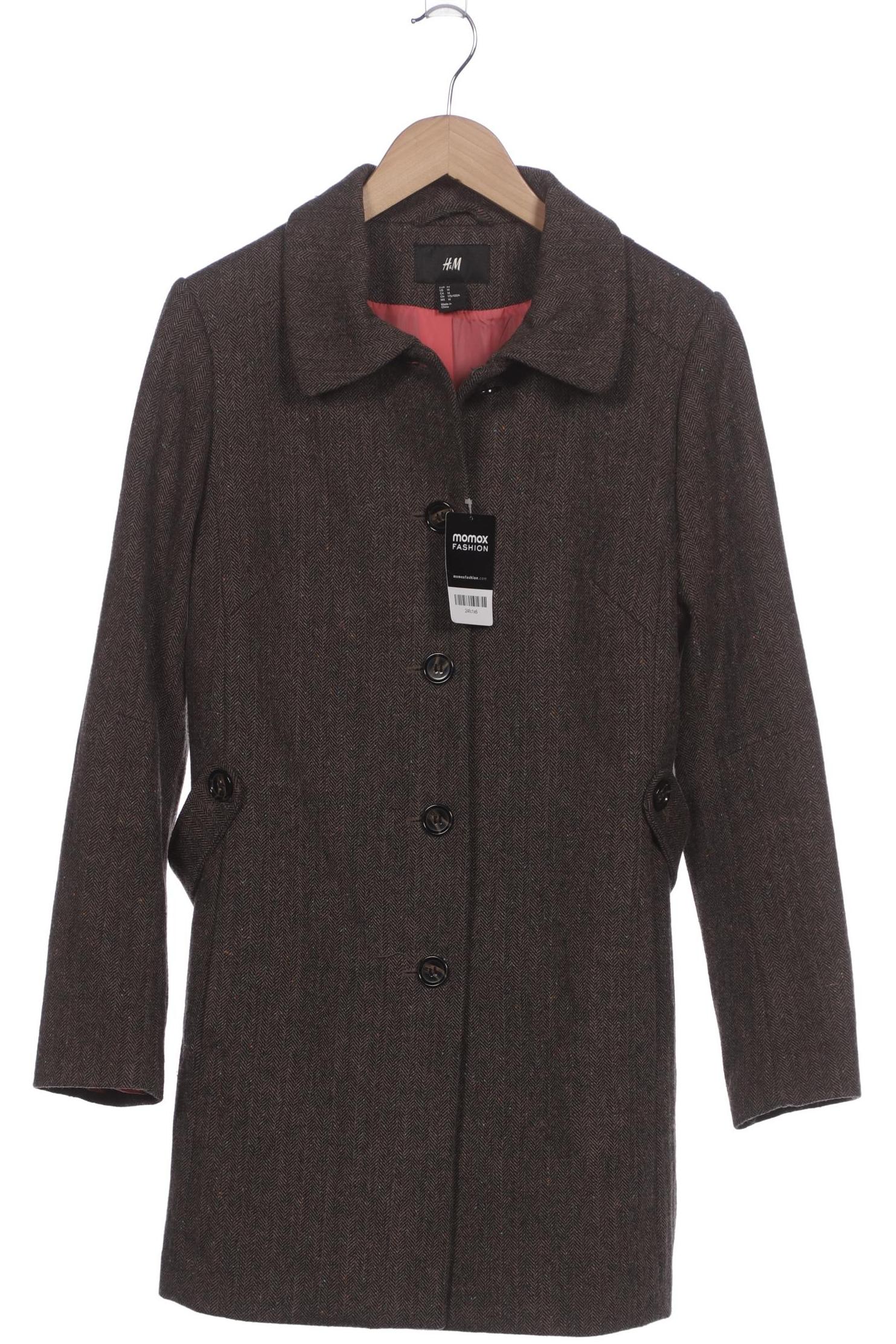 

H&M Damen Mantel, braun, Gr. 44