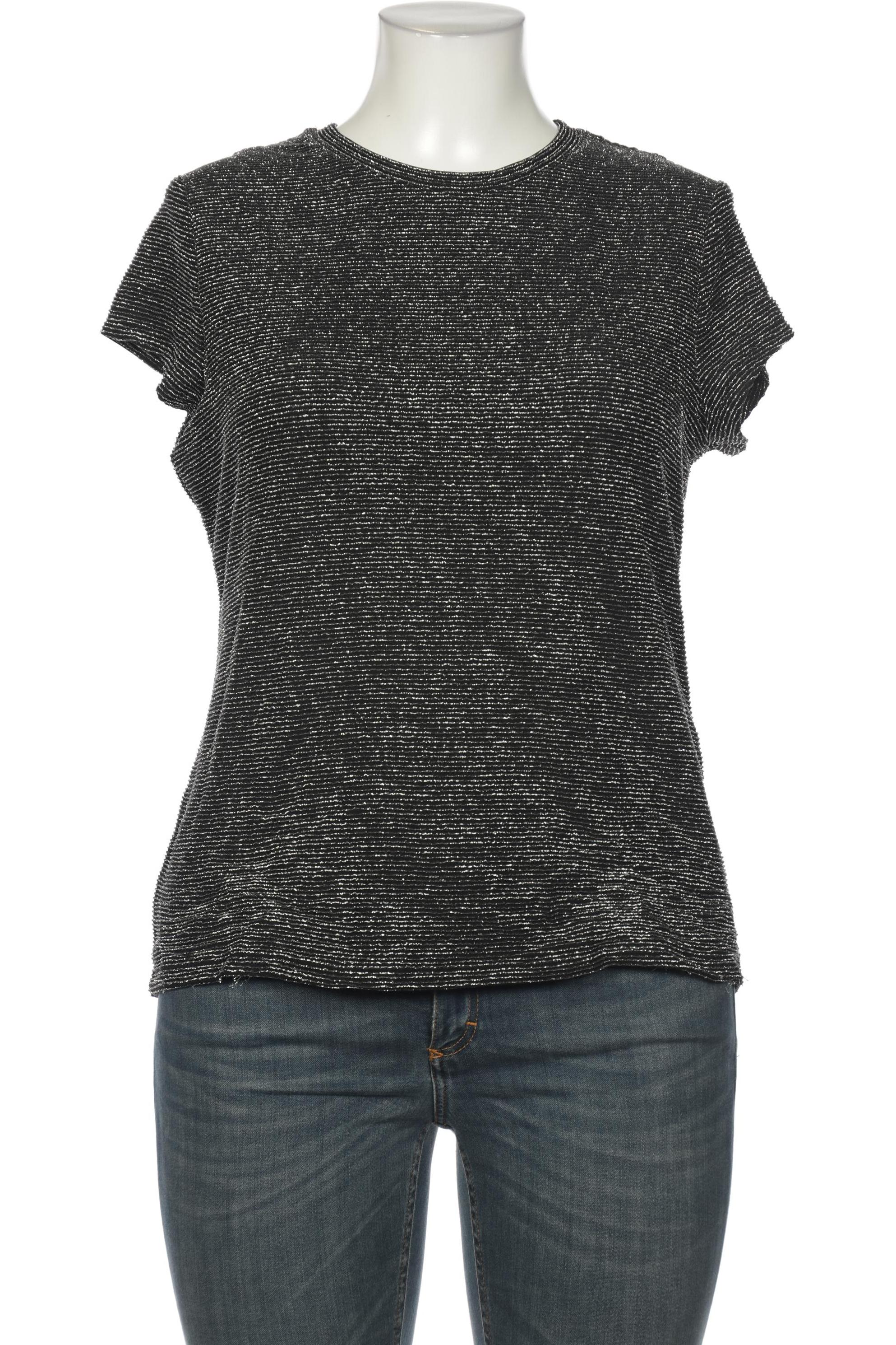 

H&M Damen T-Shirt, schwarz, Gr. 44