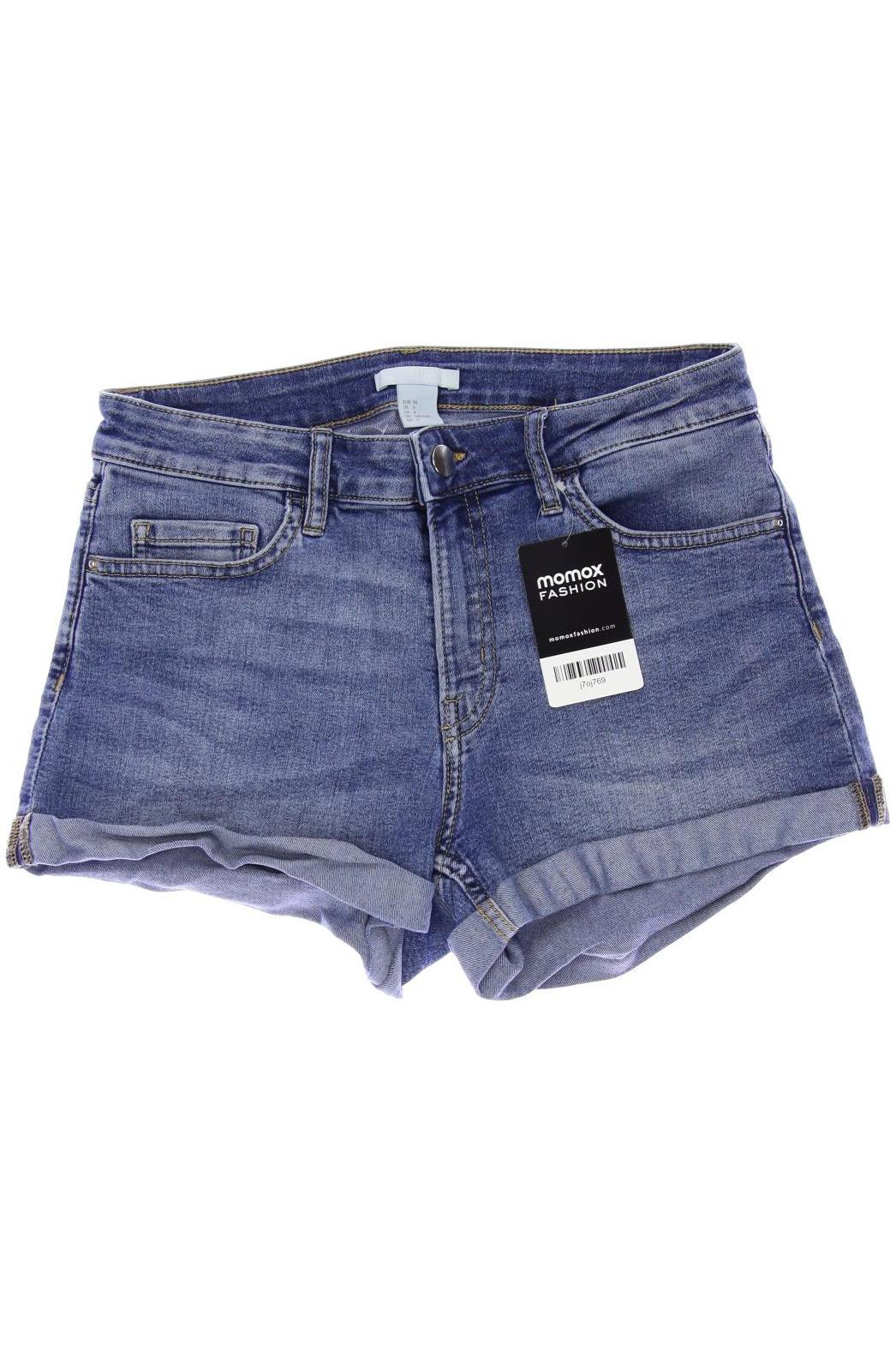 

H&M Damen Shorts, blau, Gr. 36