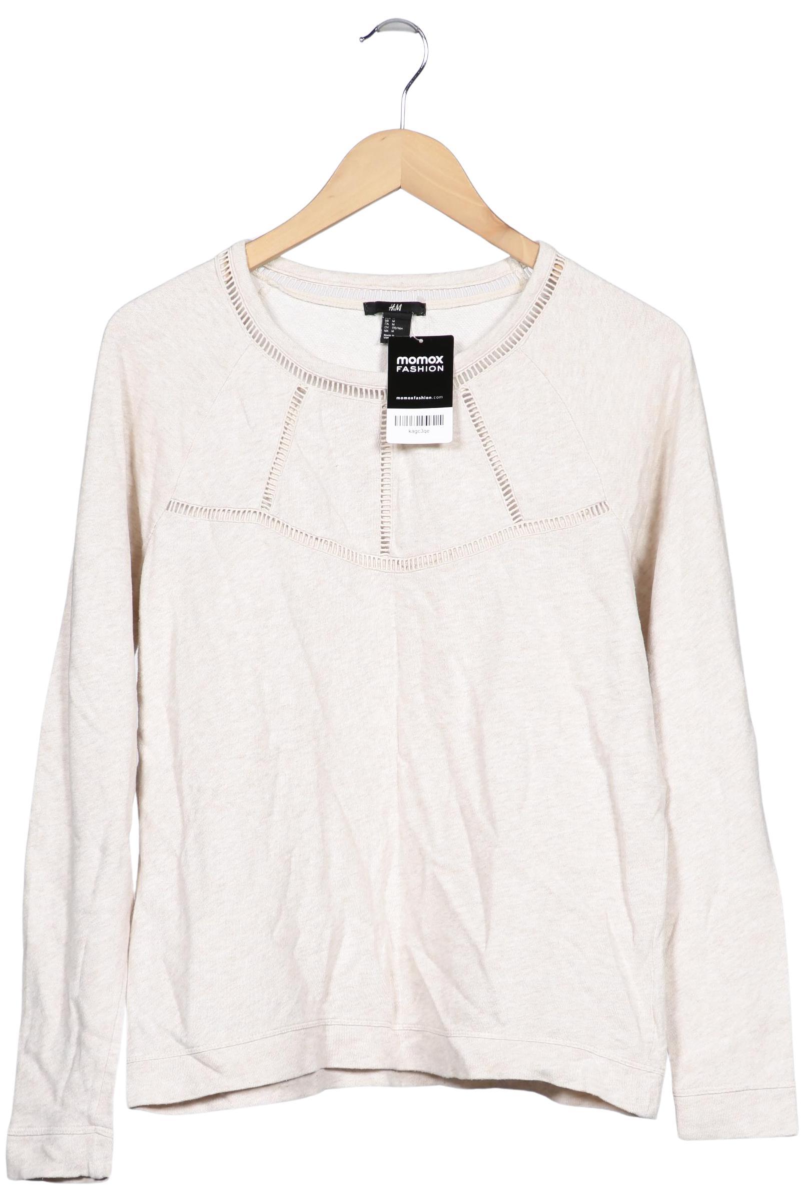 

H&M Damen Sweatshirt, cremeweiß, Gr. 38