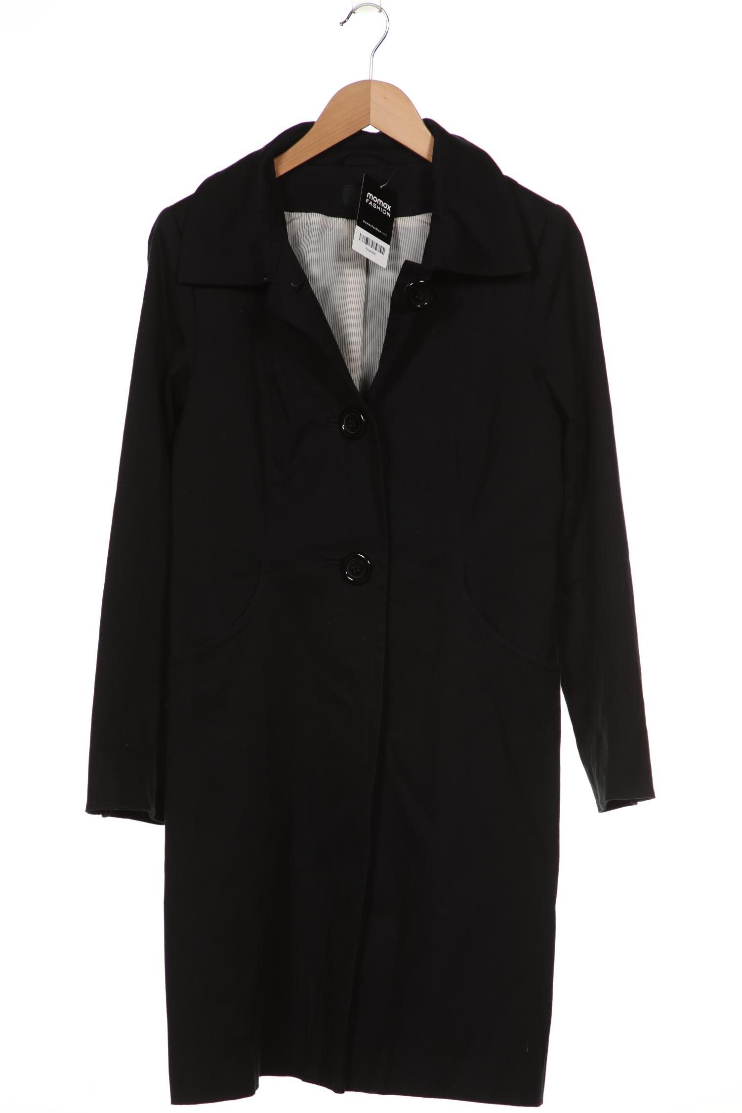 

H&M Damen Mantel, schwarz, Gr. 40