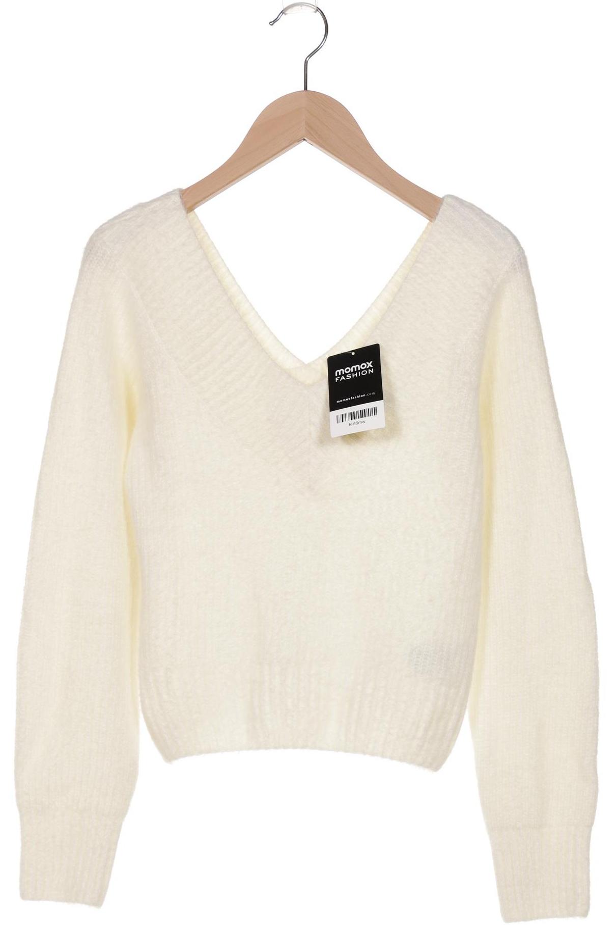 

H&M Damen Pullover, weiß, Gr. 34