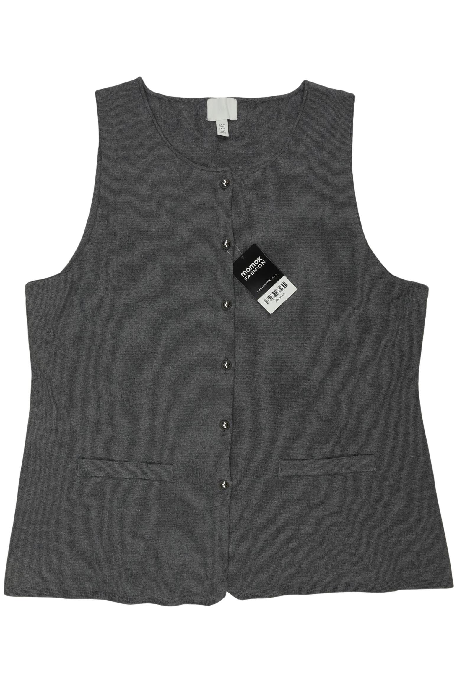 

H&M Damen Weste, grau, Gr. 44