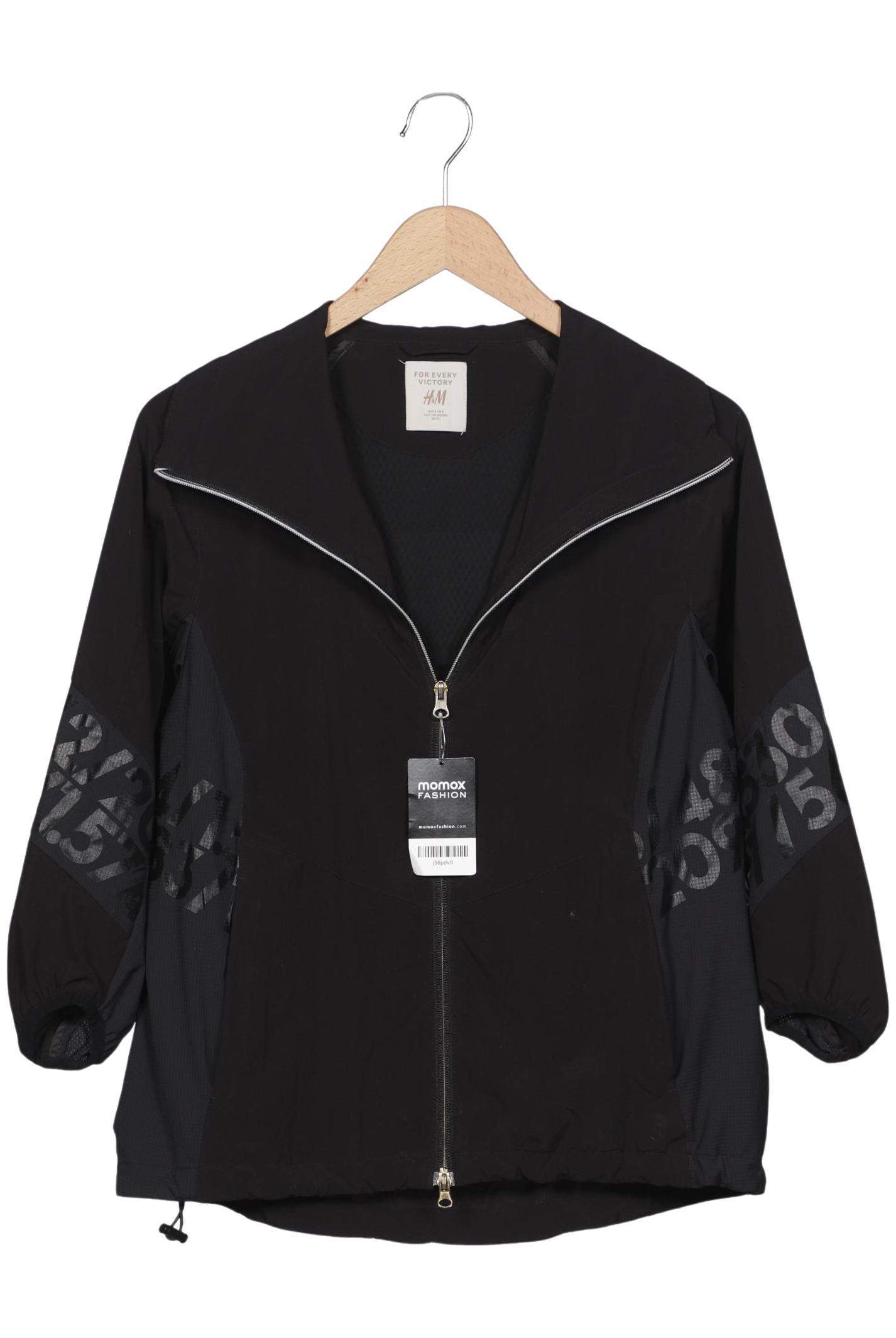 

H&M Damen Jacke, schwarz, Gr. 36