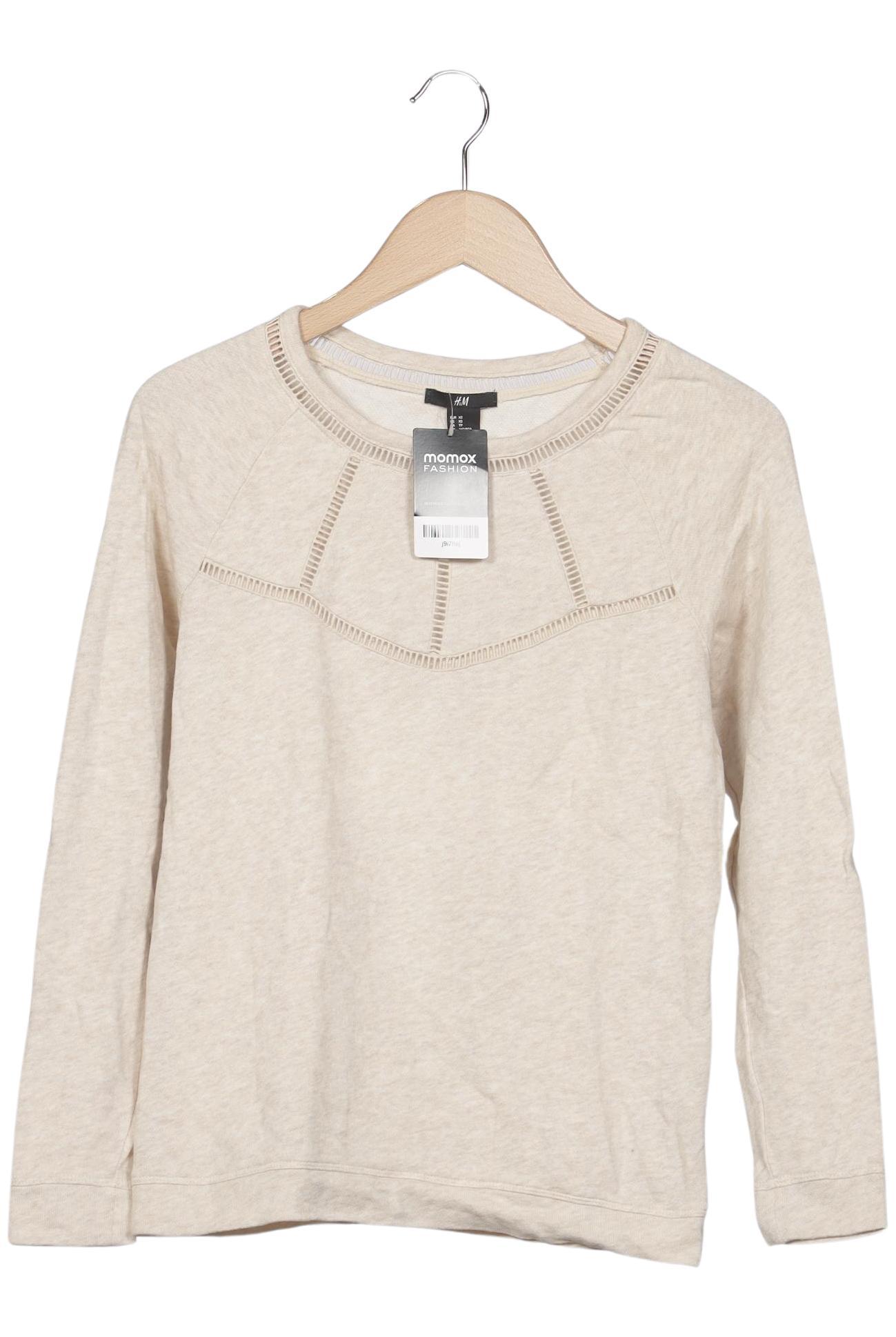 

H&M Damen Sweatshirt, beige, Gr. 34