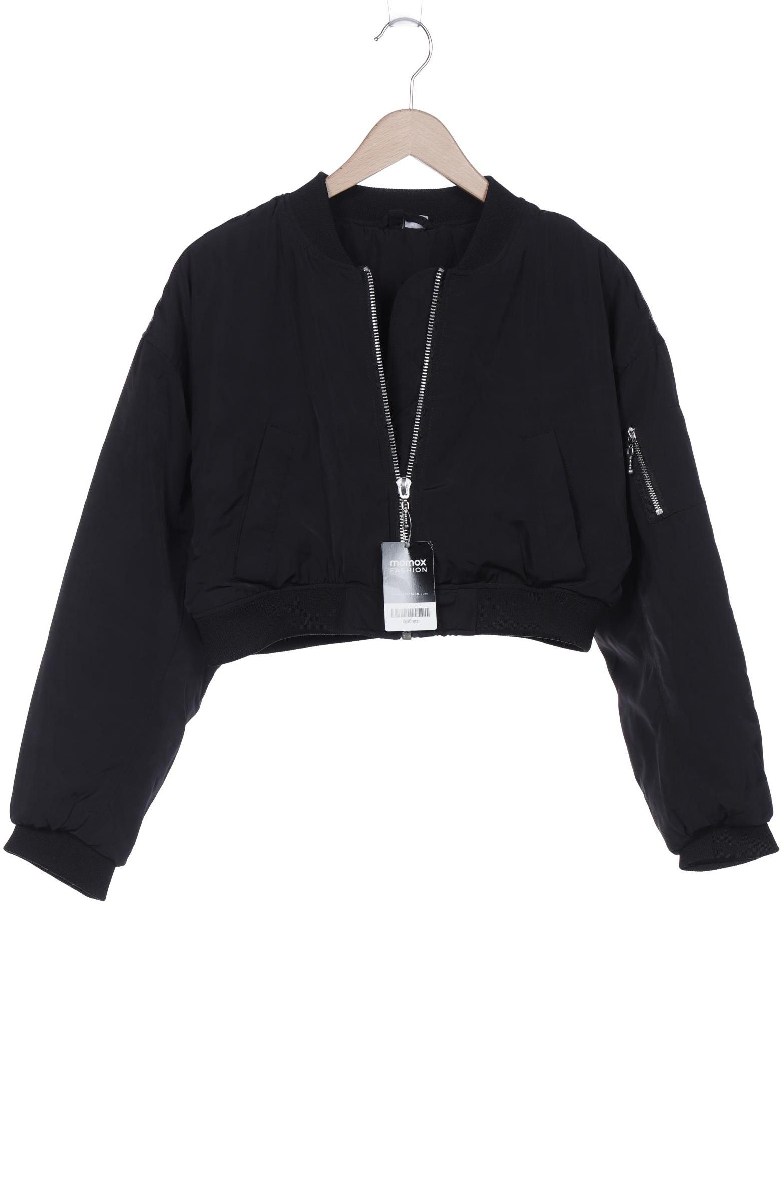 

H&M Damen Jacke, schwarz, Gr. 38