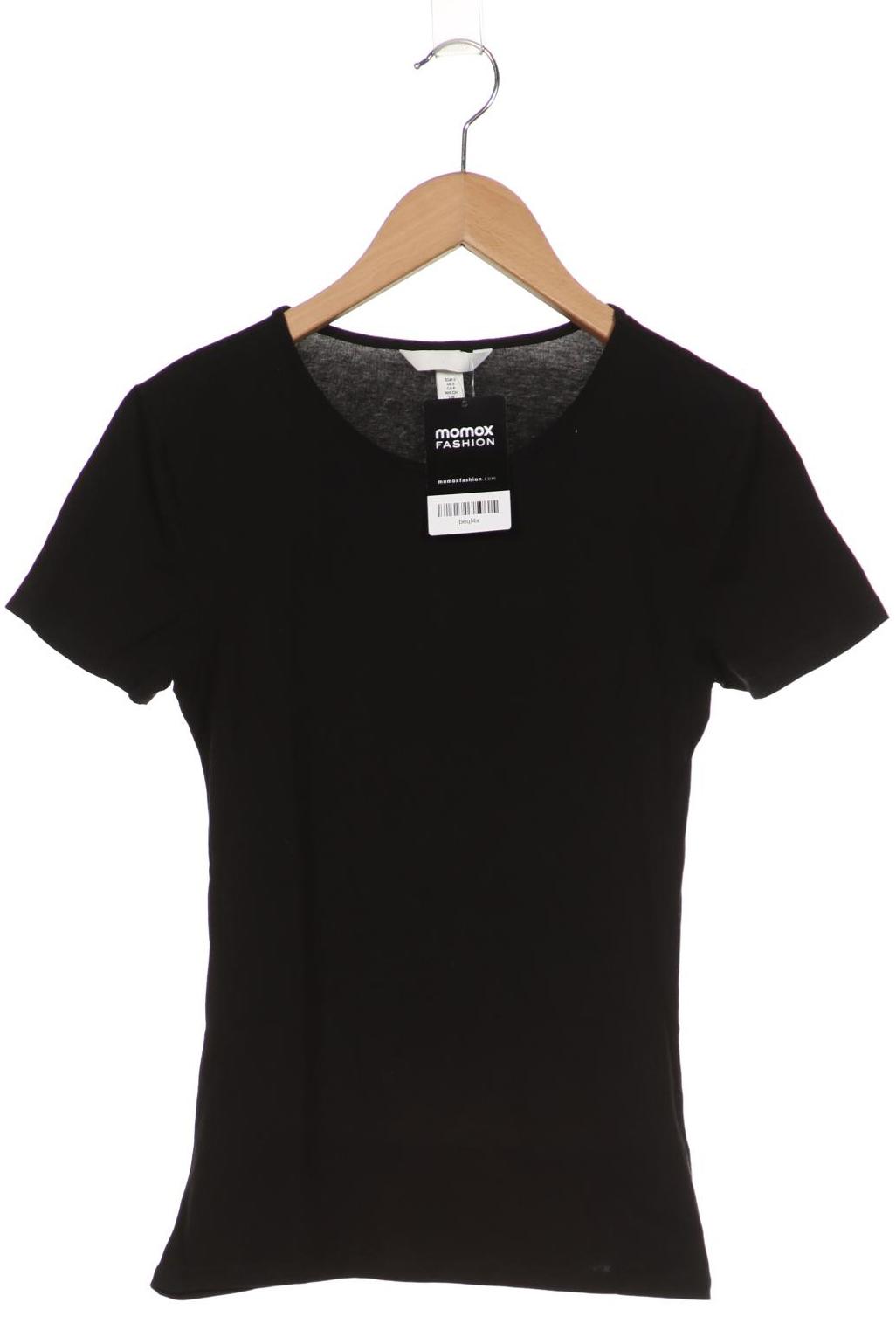 

H&M Damen T-Shirt, schwarz
