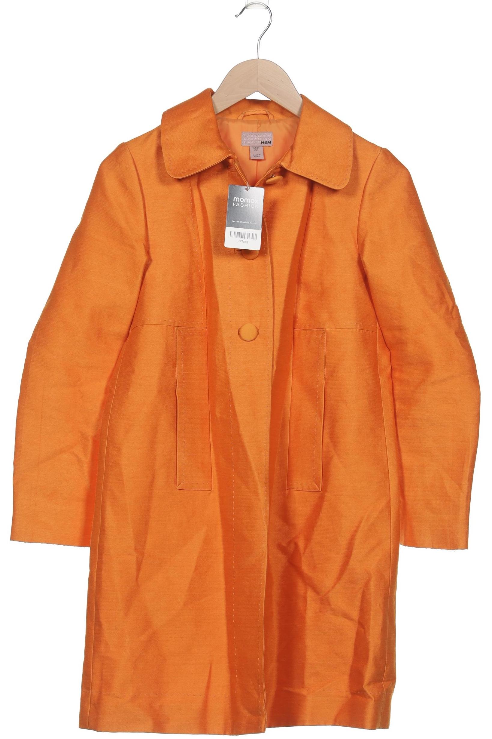 

H&M Damen Mantel, orange, Gr. 34