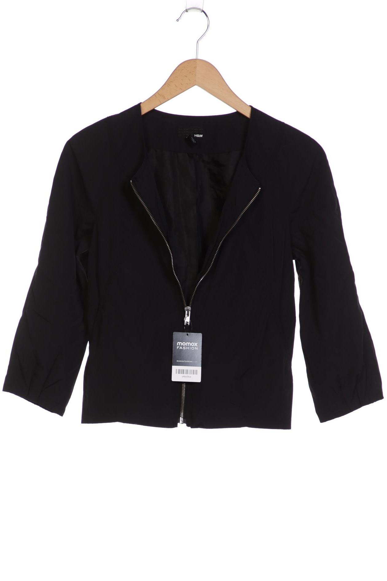 

H&M Damen Jacke, schwarz, Gr. 36