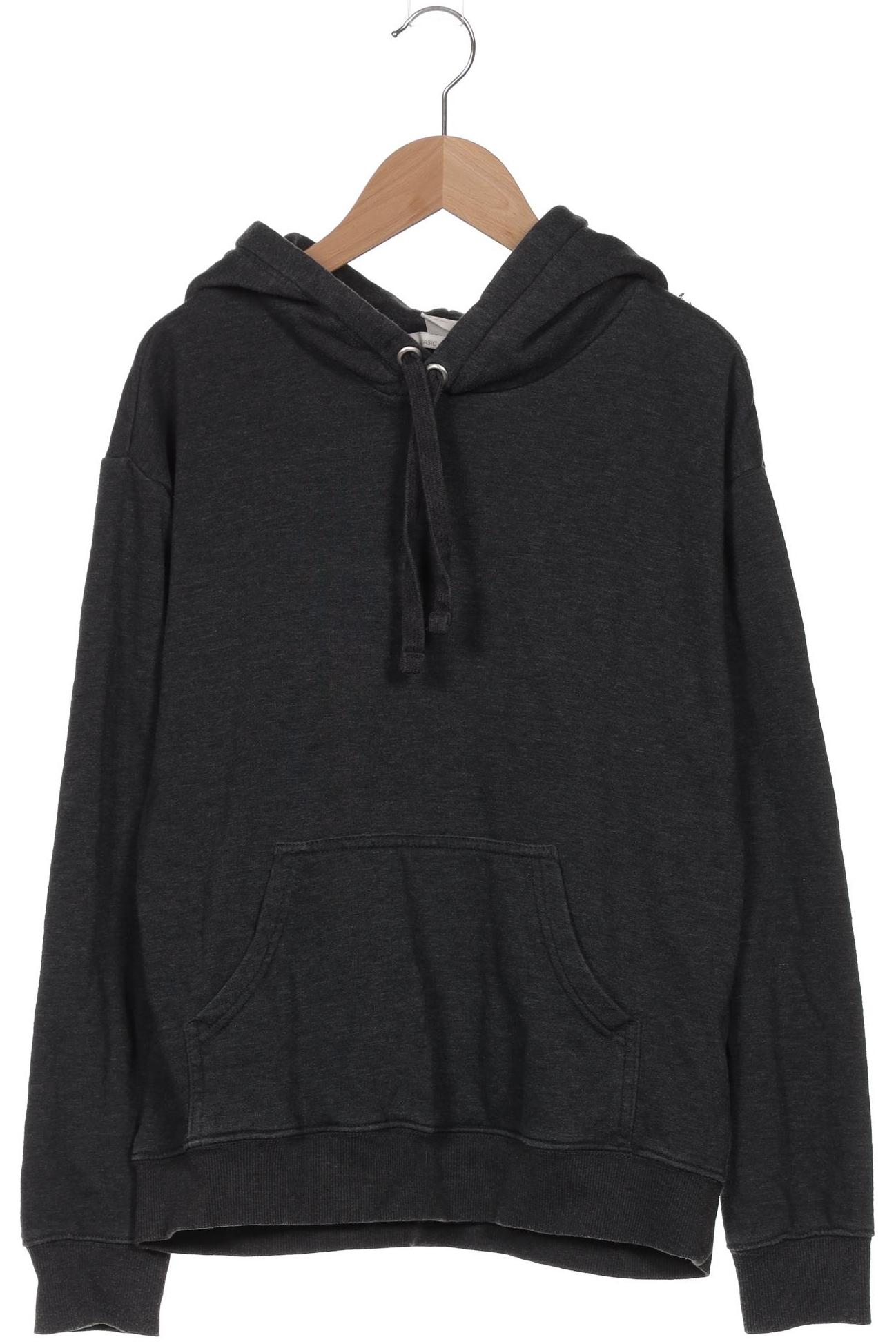 

H&M Damen Kapuzenpullover, grau, Gr. 34