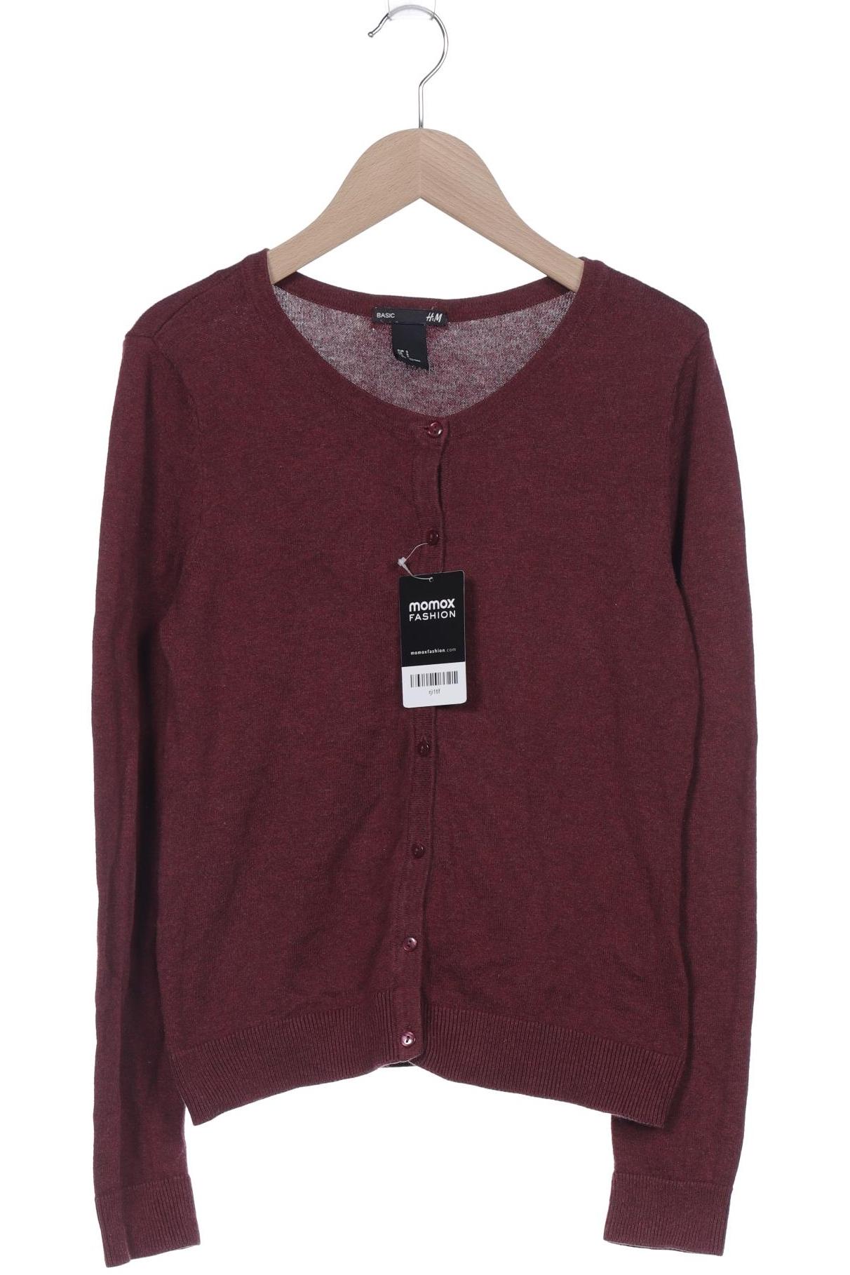 

H&M Damen Strickjacke, bordeaux, Gr. 36