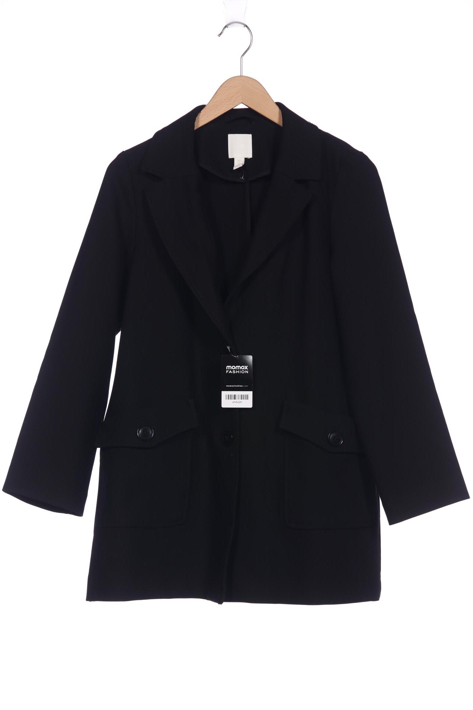 

H&M Damen Mantel, schwarz, Gr. 36