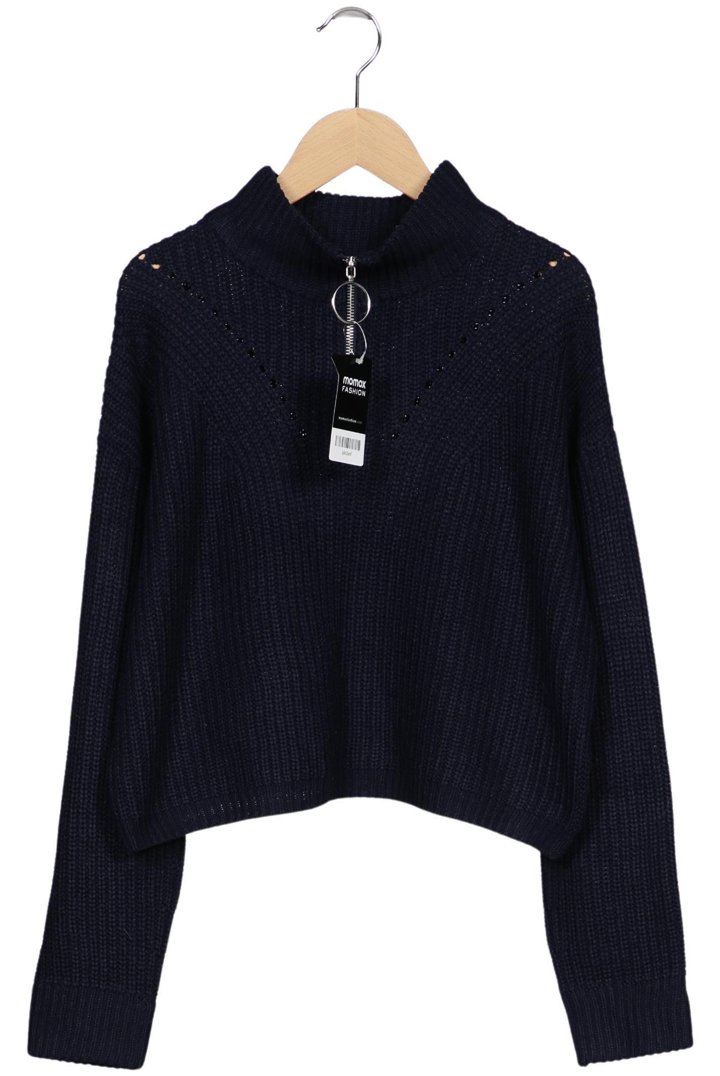 

H&M Damen Pullover, marineblau, Gr. 34