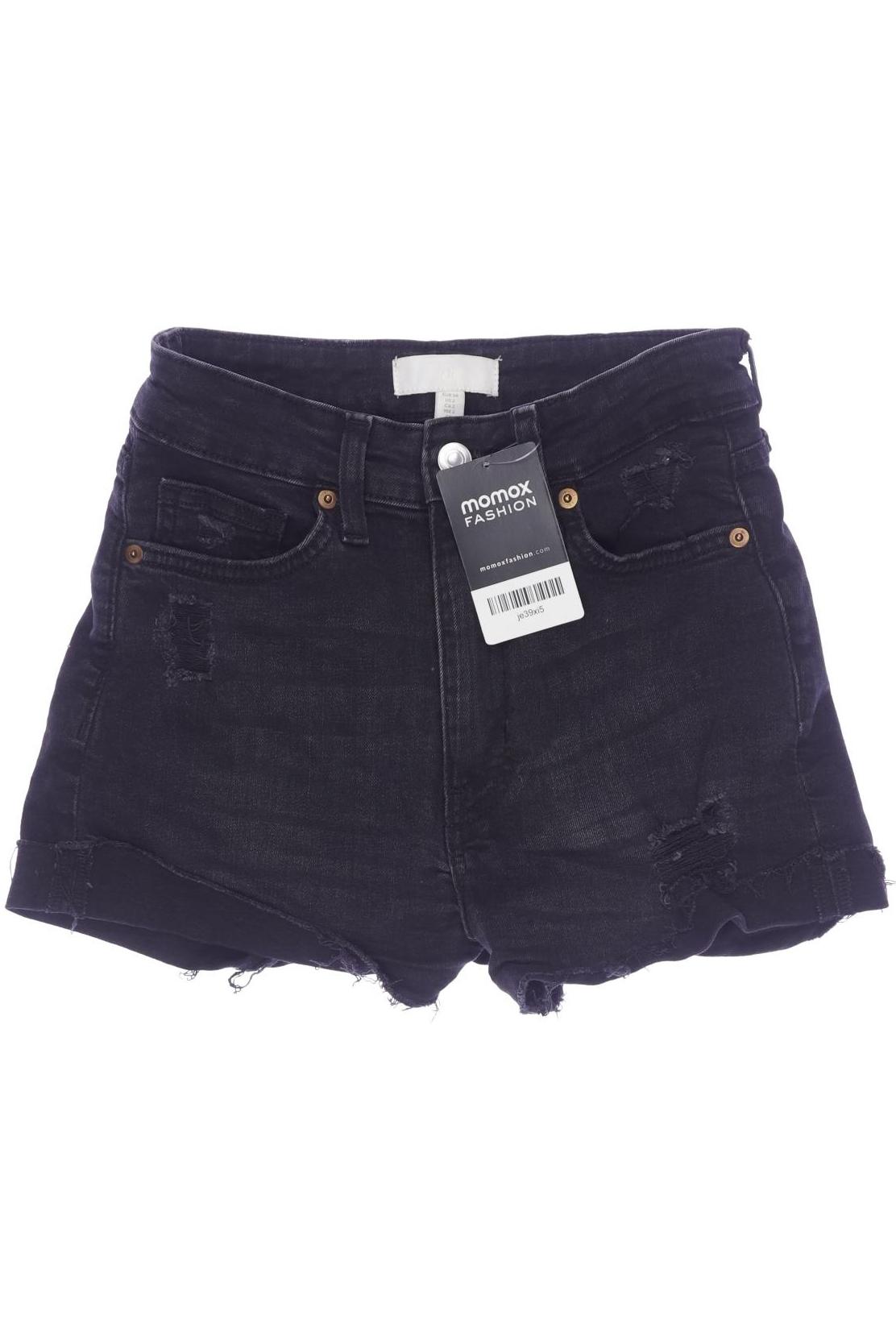 

H&M Damen Shorts, schwarz, Gr. 34