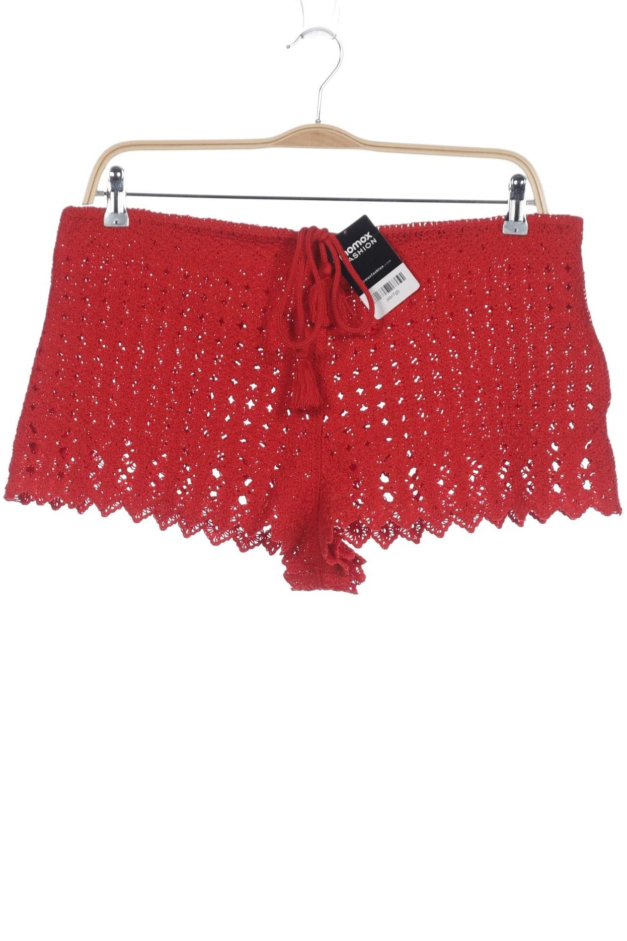 

H&M Damen Shorts, rot, Gr. 35