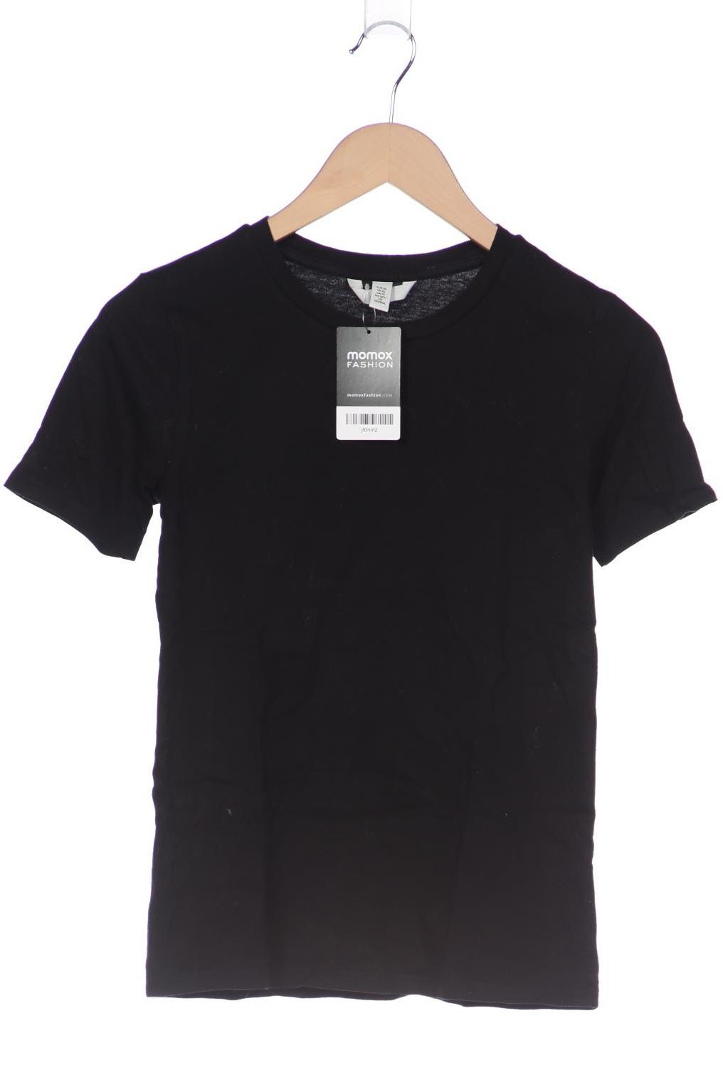 

H&M Damen T-Shirt, schwarz