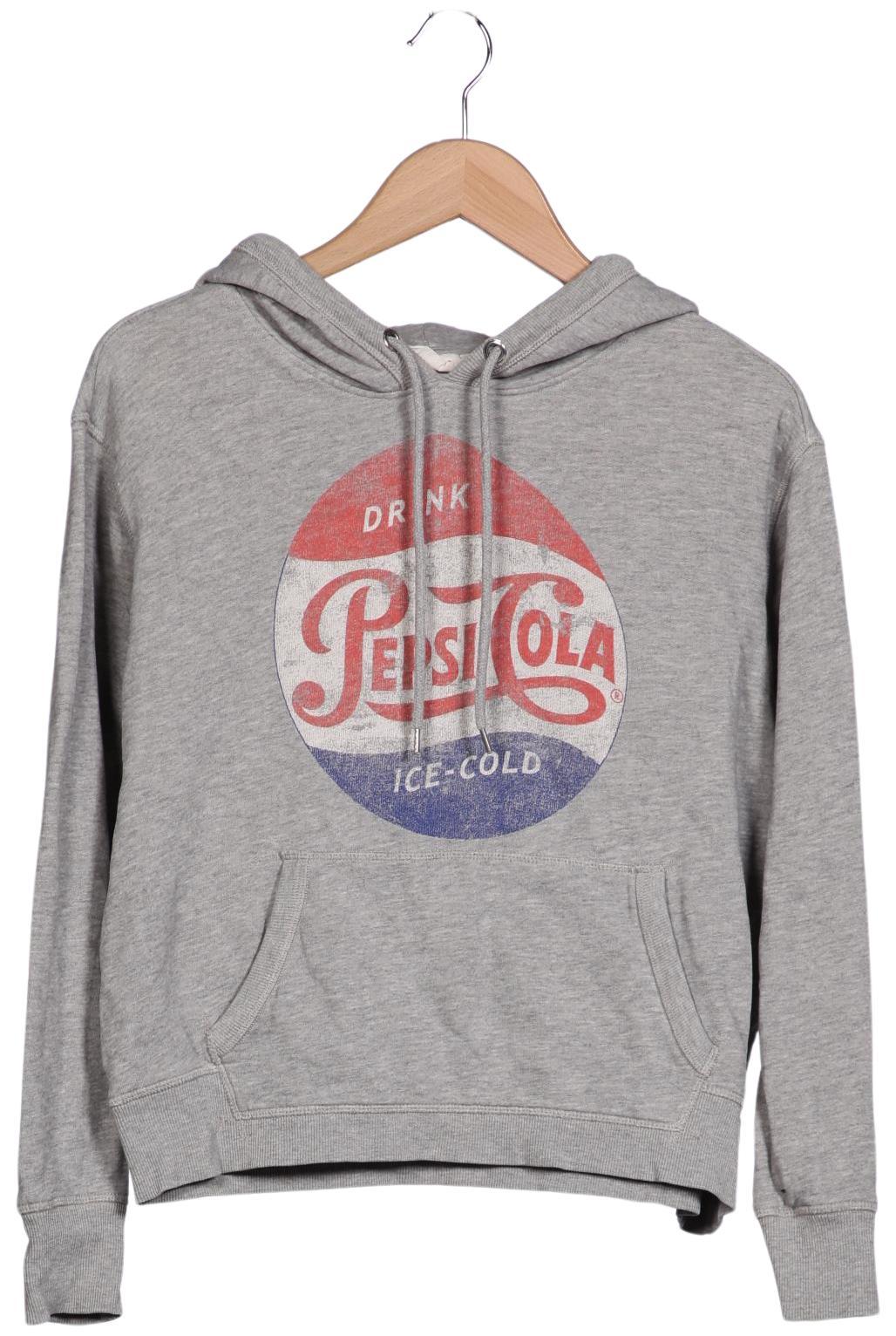 

H&M Damen Kapuzenpullover, grau, Gr. 38