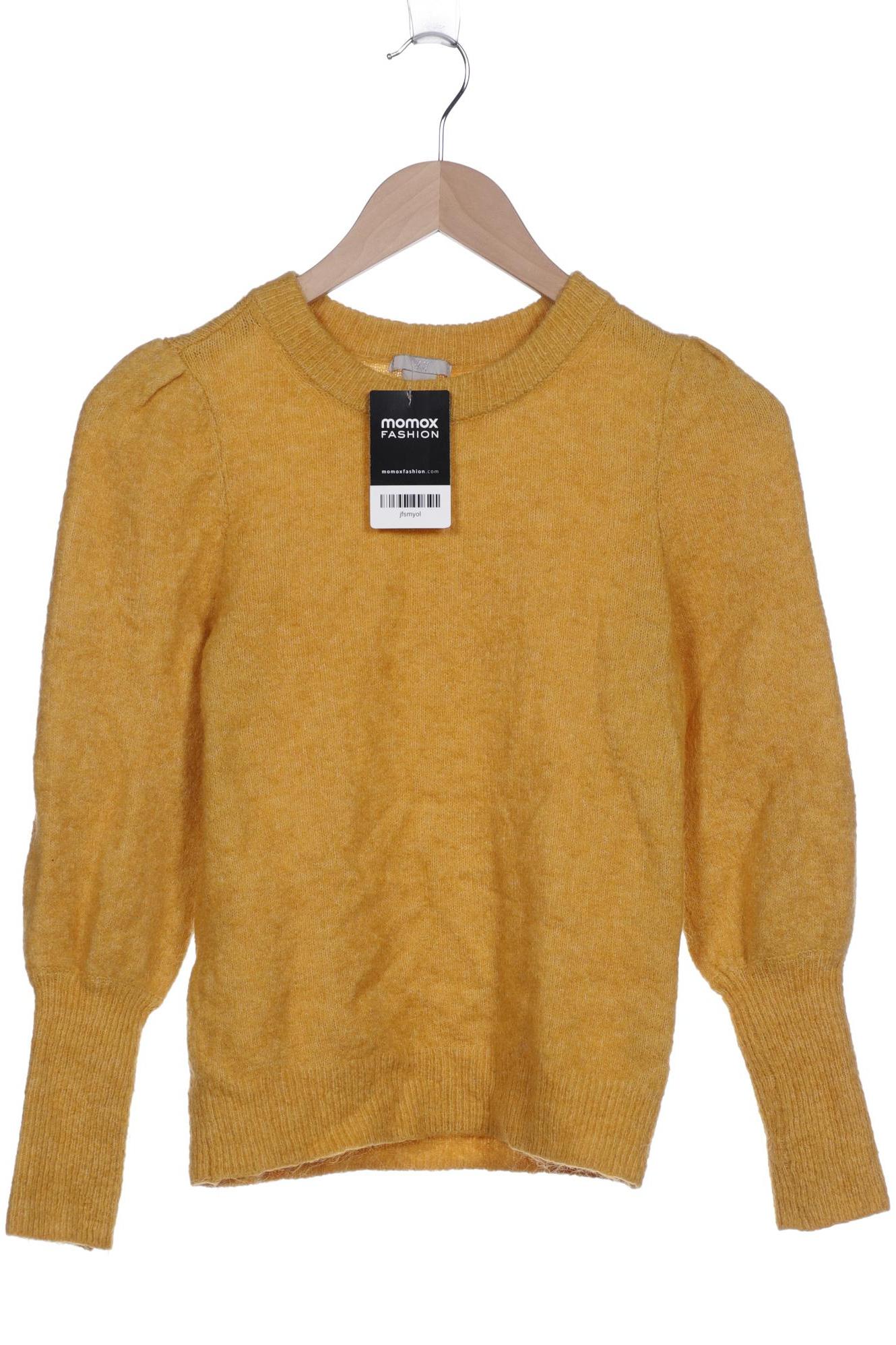 

H&M Damen Pullover, gelb, Gr. 34