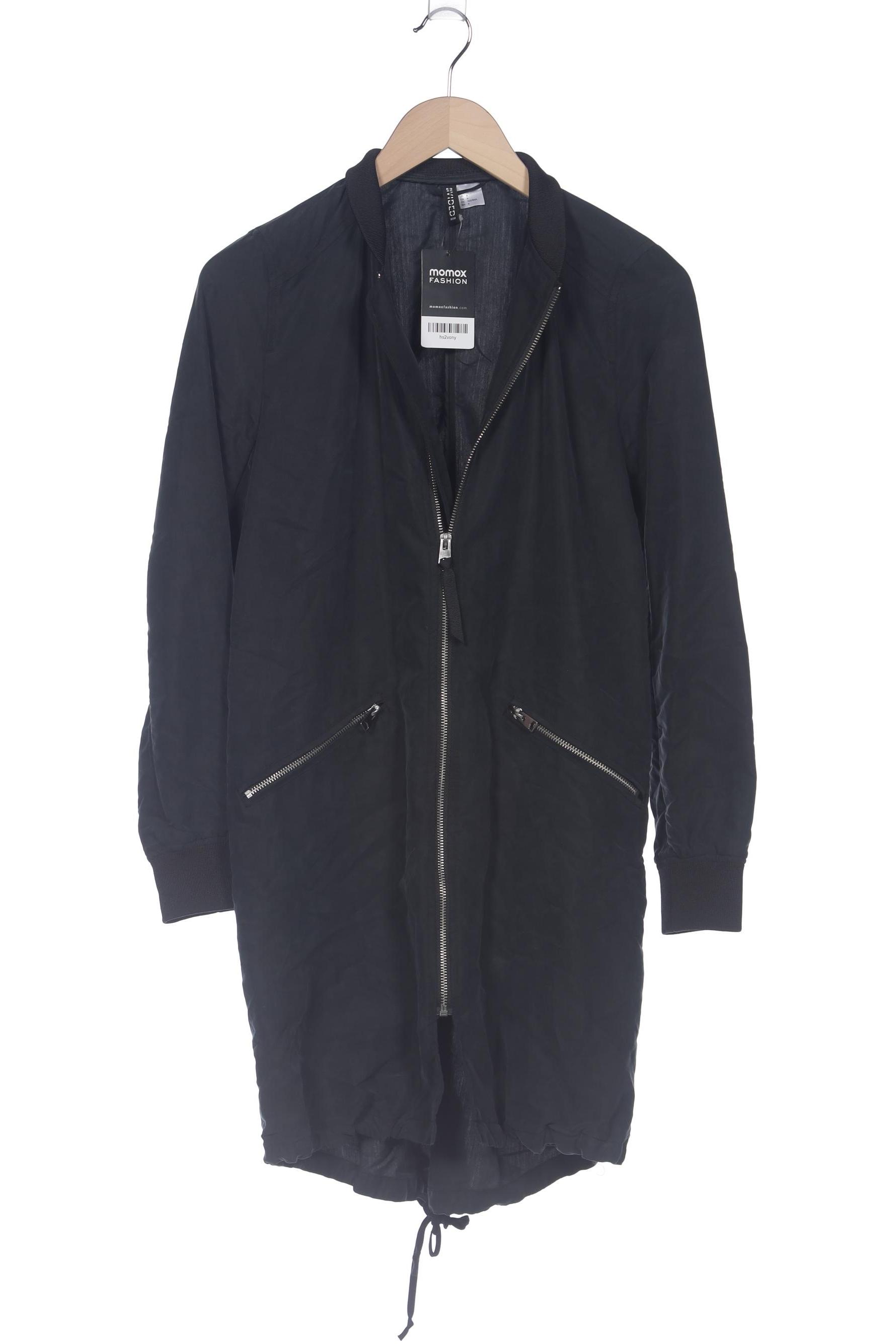 

H&M Damen Mantel, schwarz, Gr. 36