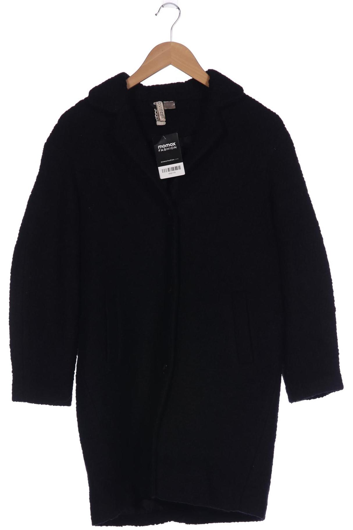 

H&M Damen Mantel, schwarz