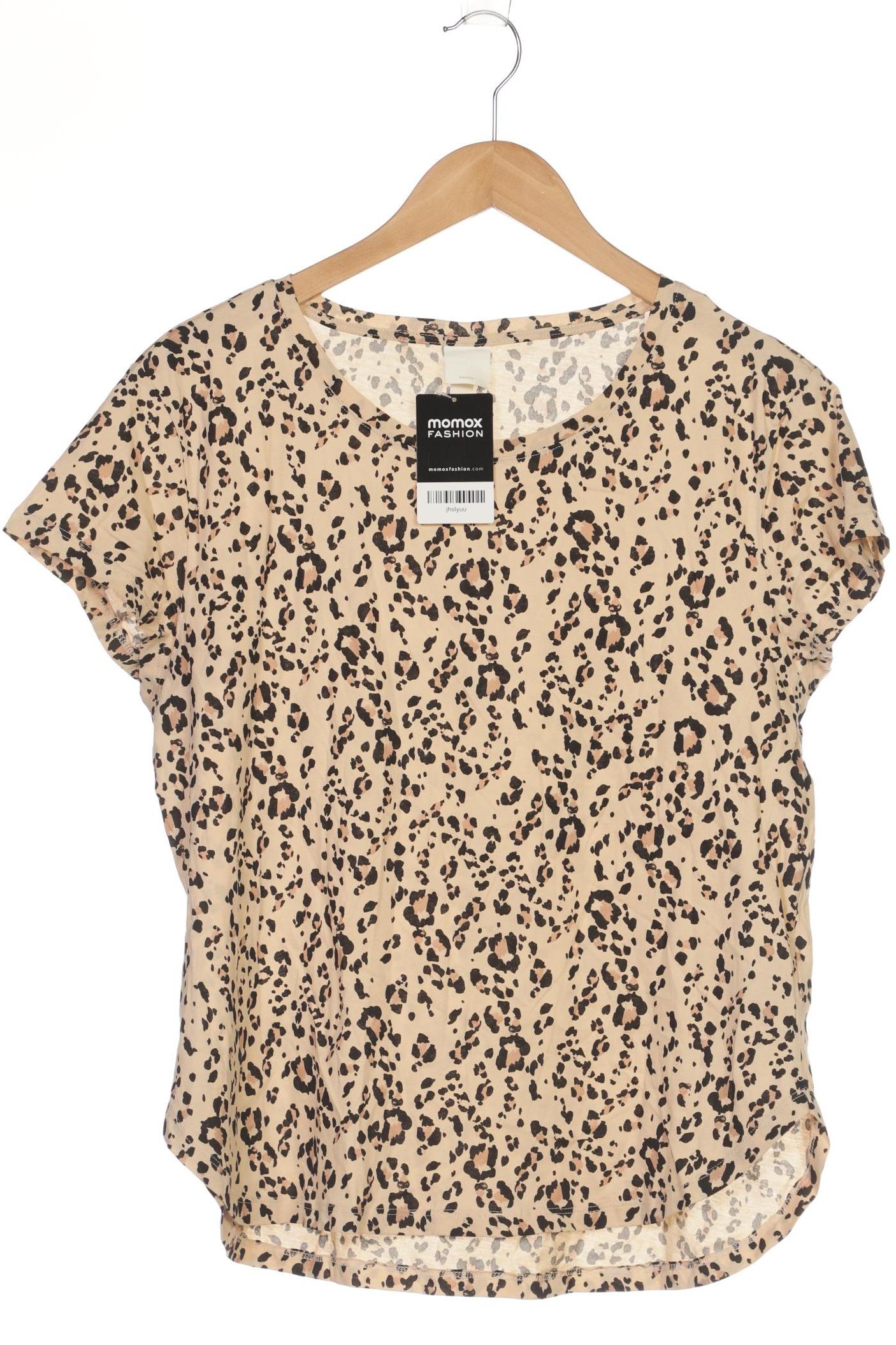 

H&M Damen T-Shirt, beige, Gr. 38