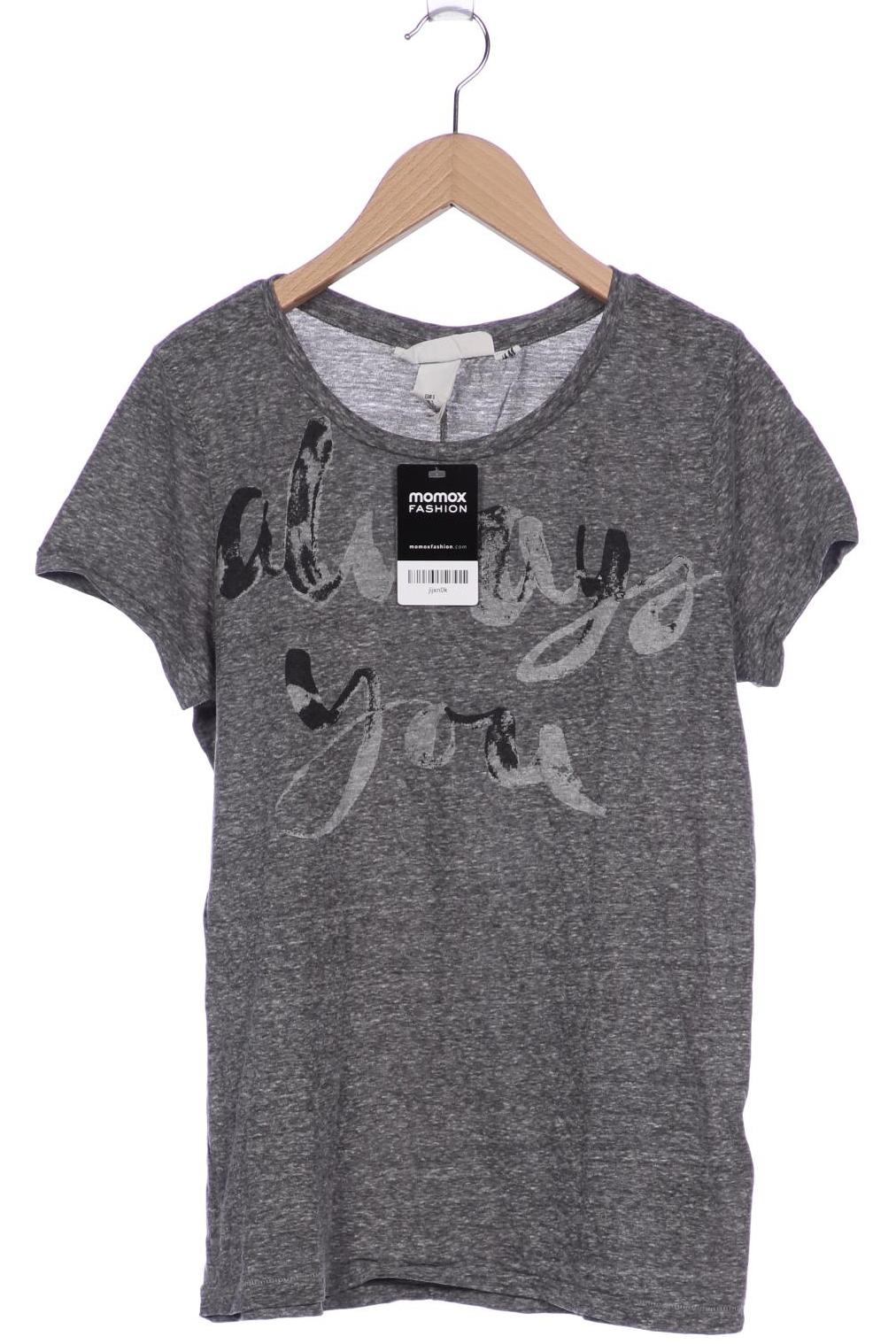 

H&M Damen T-Shirt, grau, Gr. 36