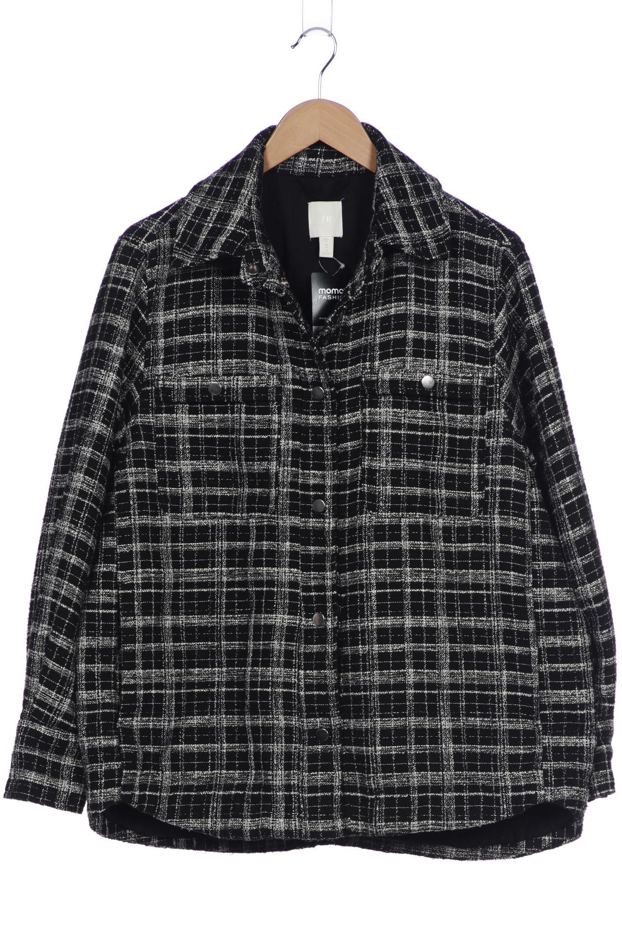 

H&M Damen Mantel, schwarz, Gr. 38