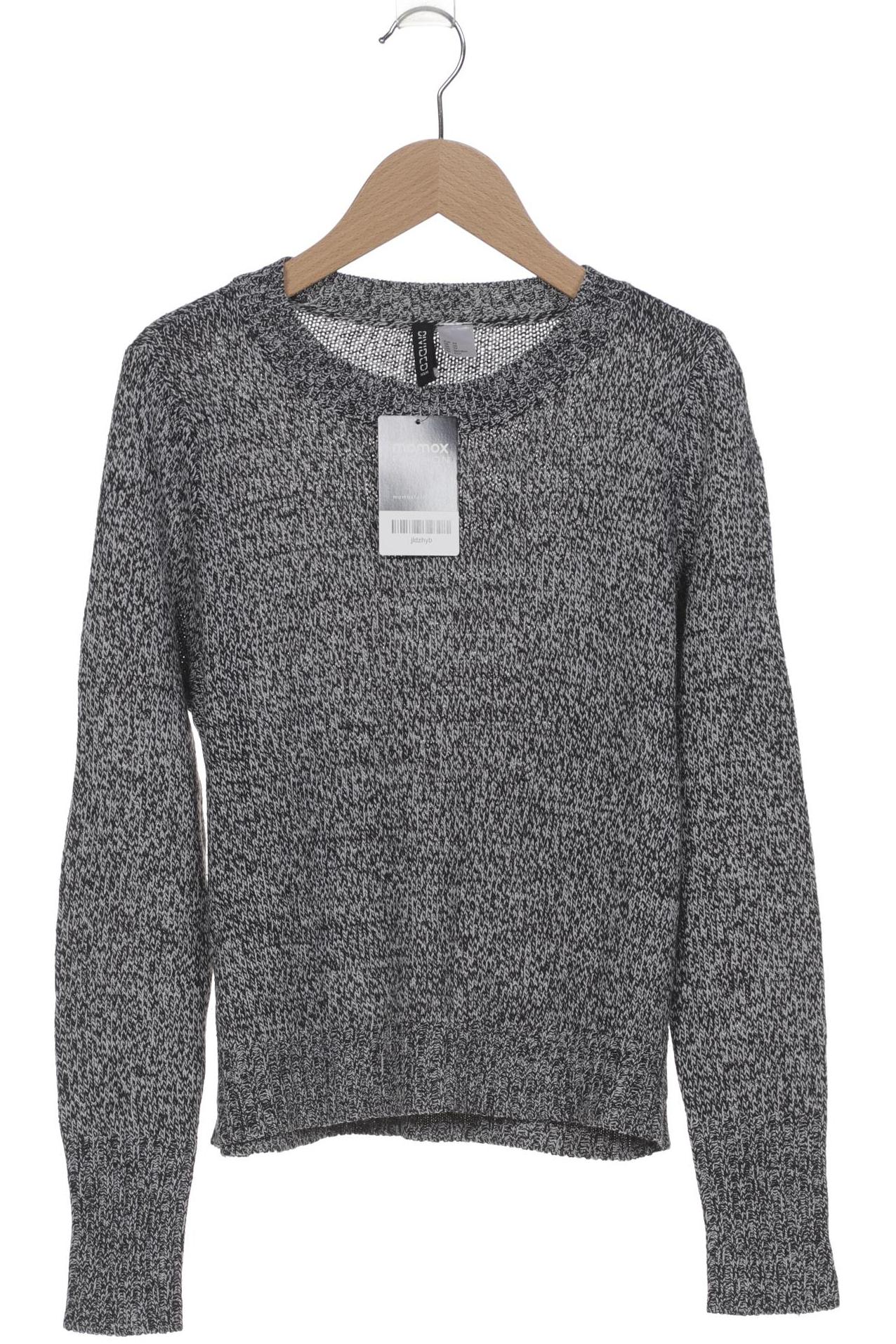 

H&M Damen Pullover, grau, Gr. 34