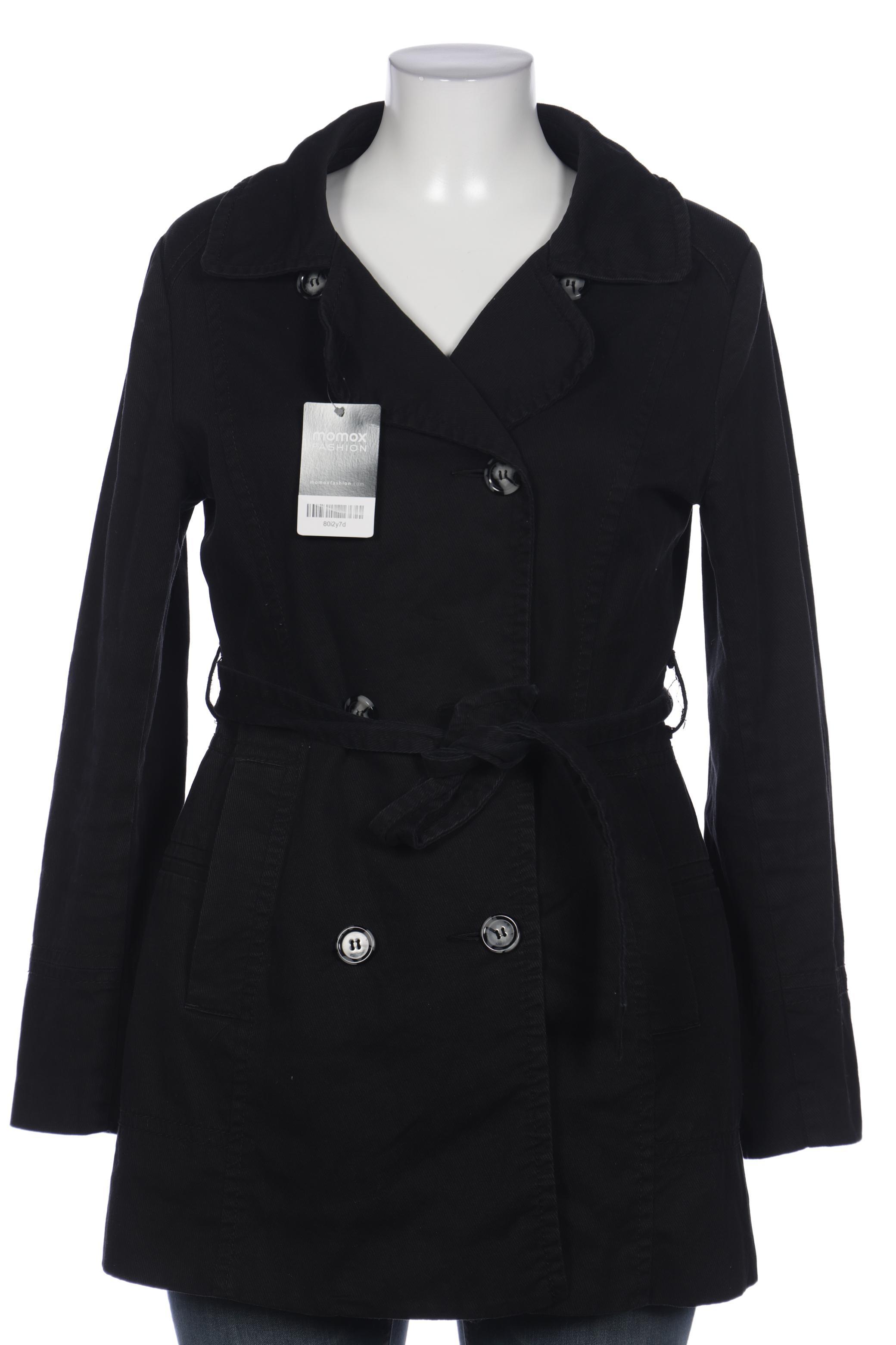 

H&M Damen Mantel, schwarz, Gr. 44