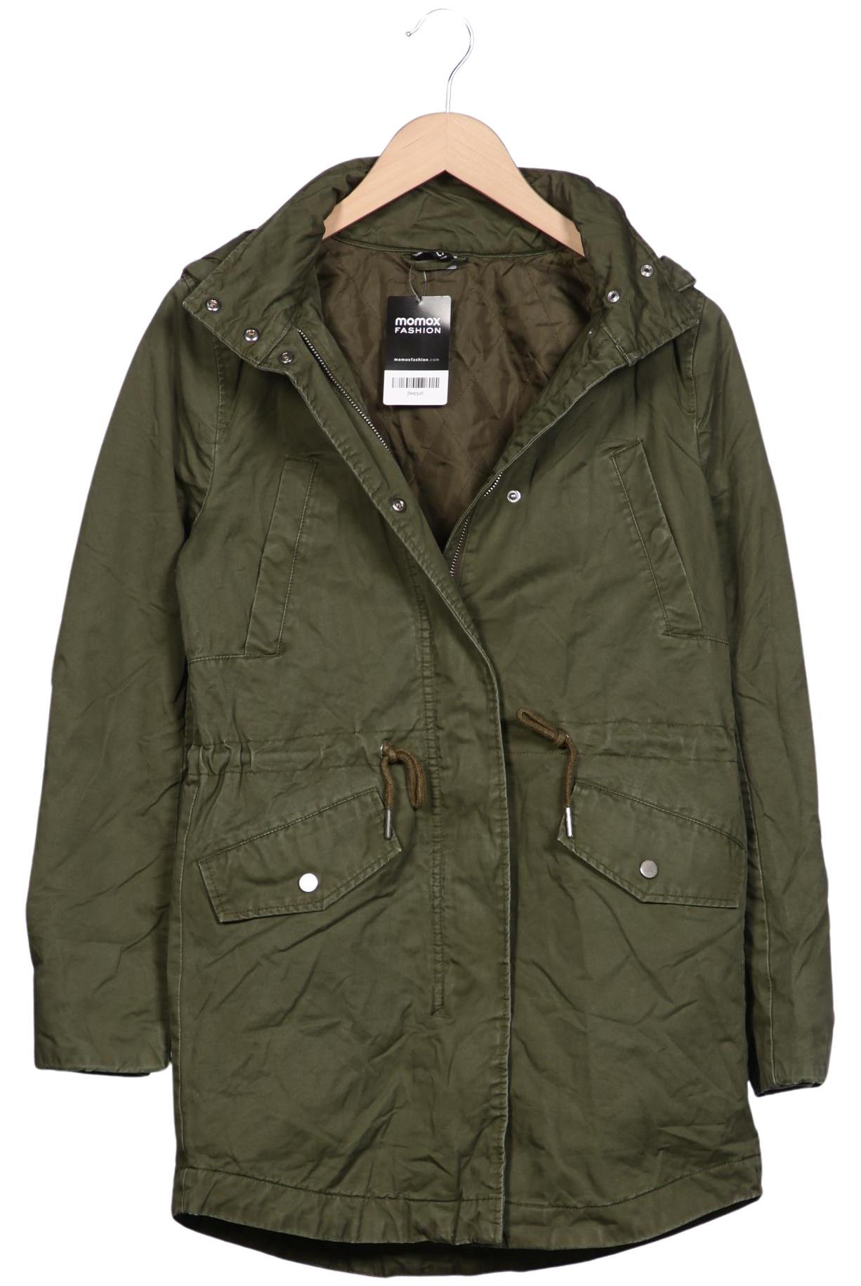 

H&M Damen Mantel, grün, Gr. 34